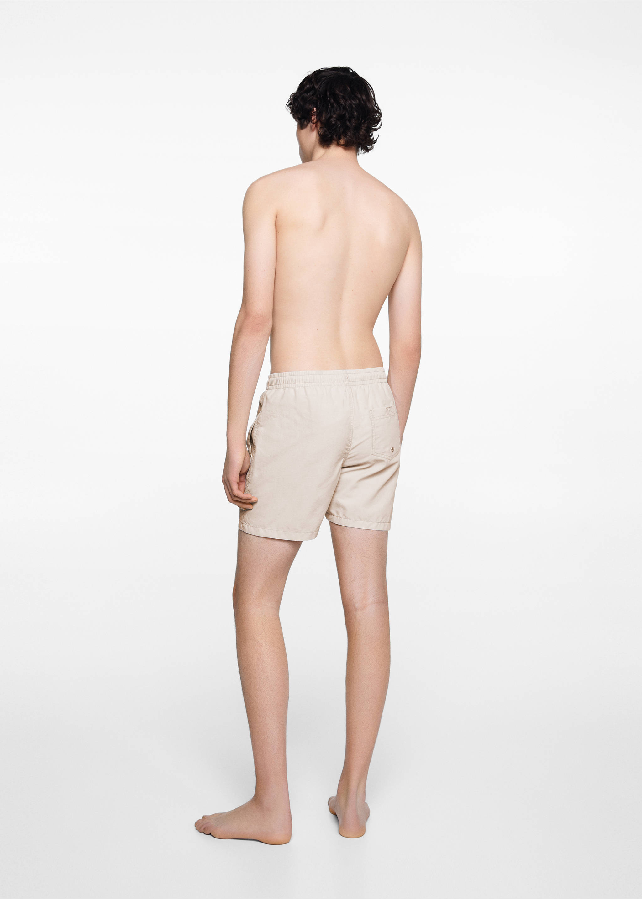 Banyador bàsic cordill - Revers de l'article, Beige. Ref: 67075739-00.