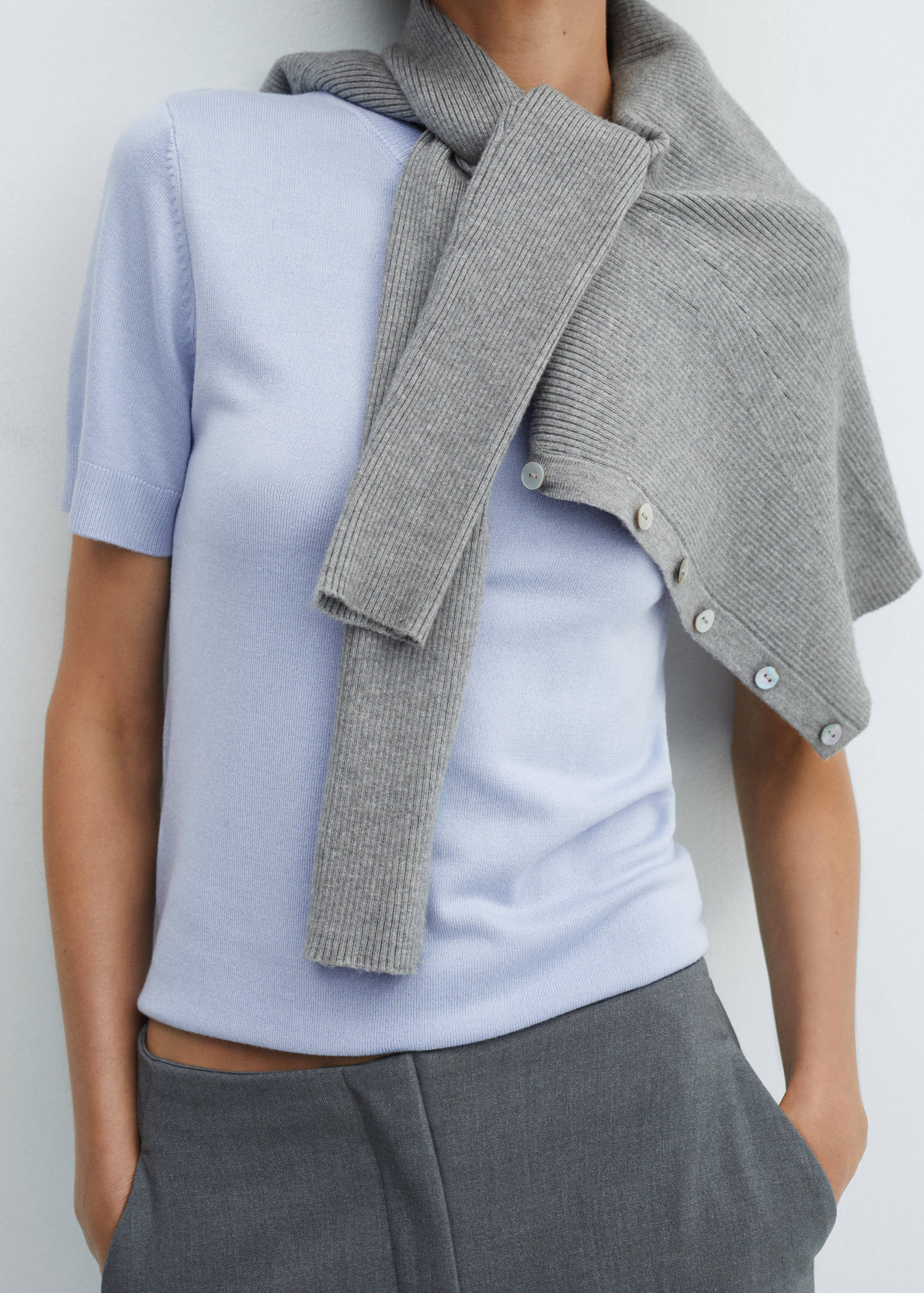 Short sleeve sweater - Details of the article 6