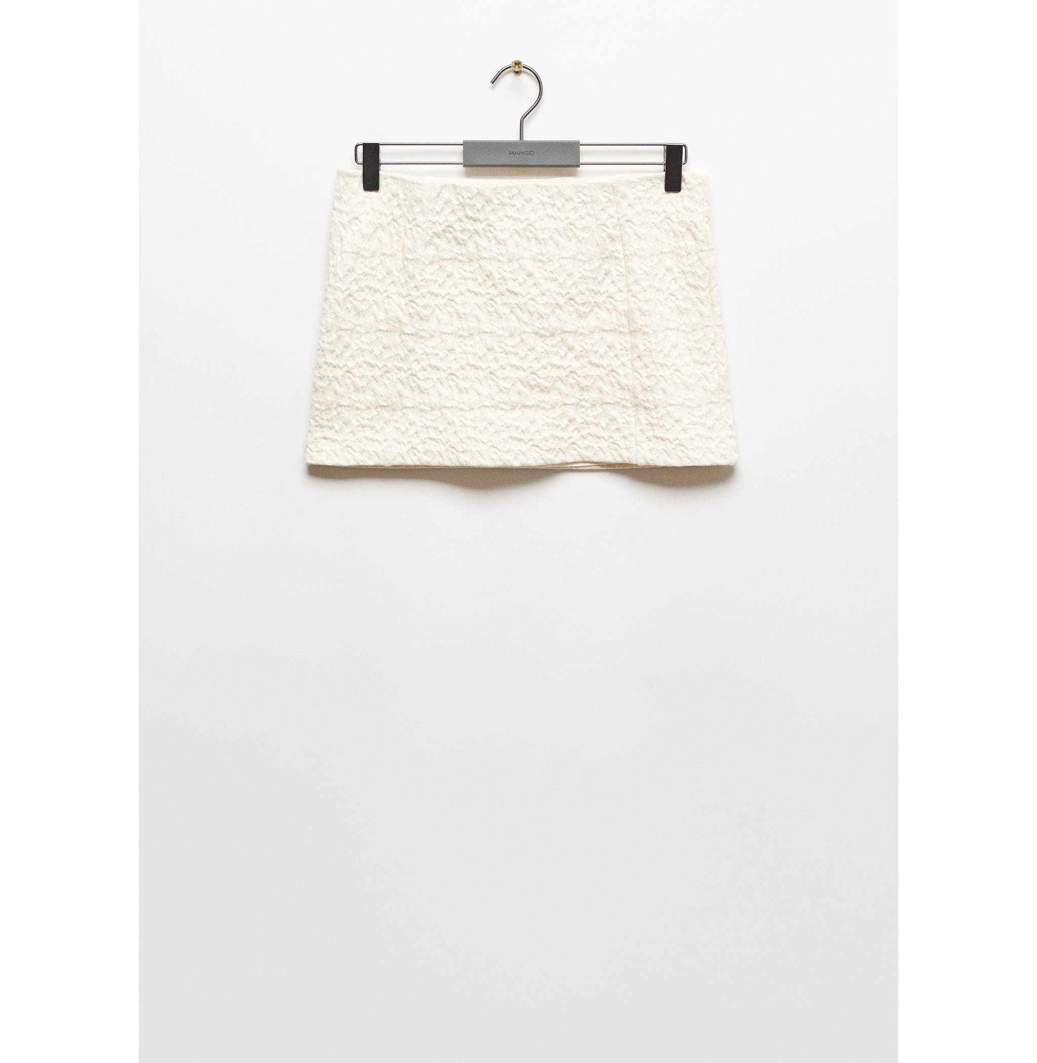 Textured cotton skirt - Article without model