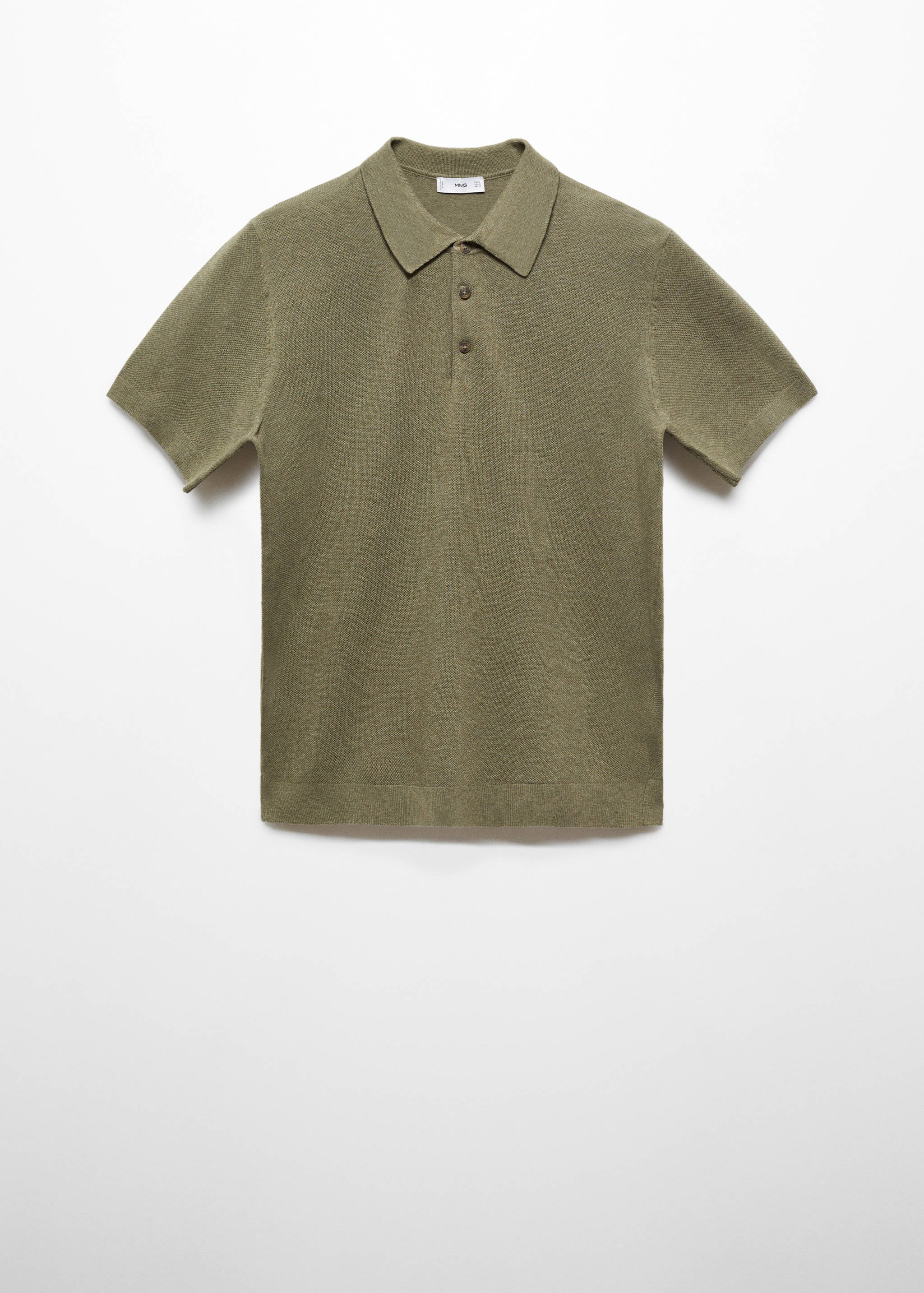 Kurzärmliges Strick-Poloshirt - Artikel ohne Model
