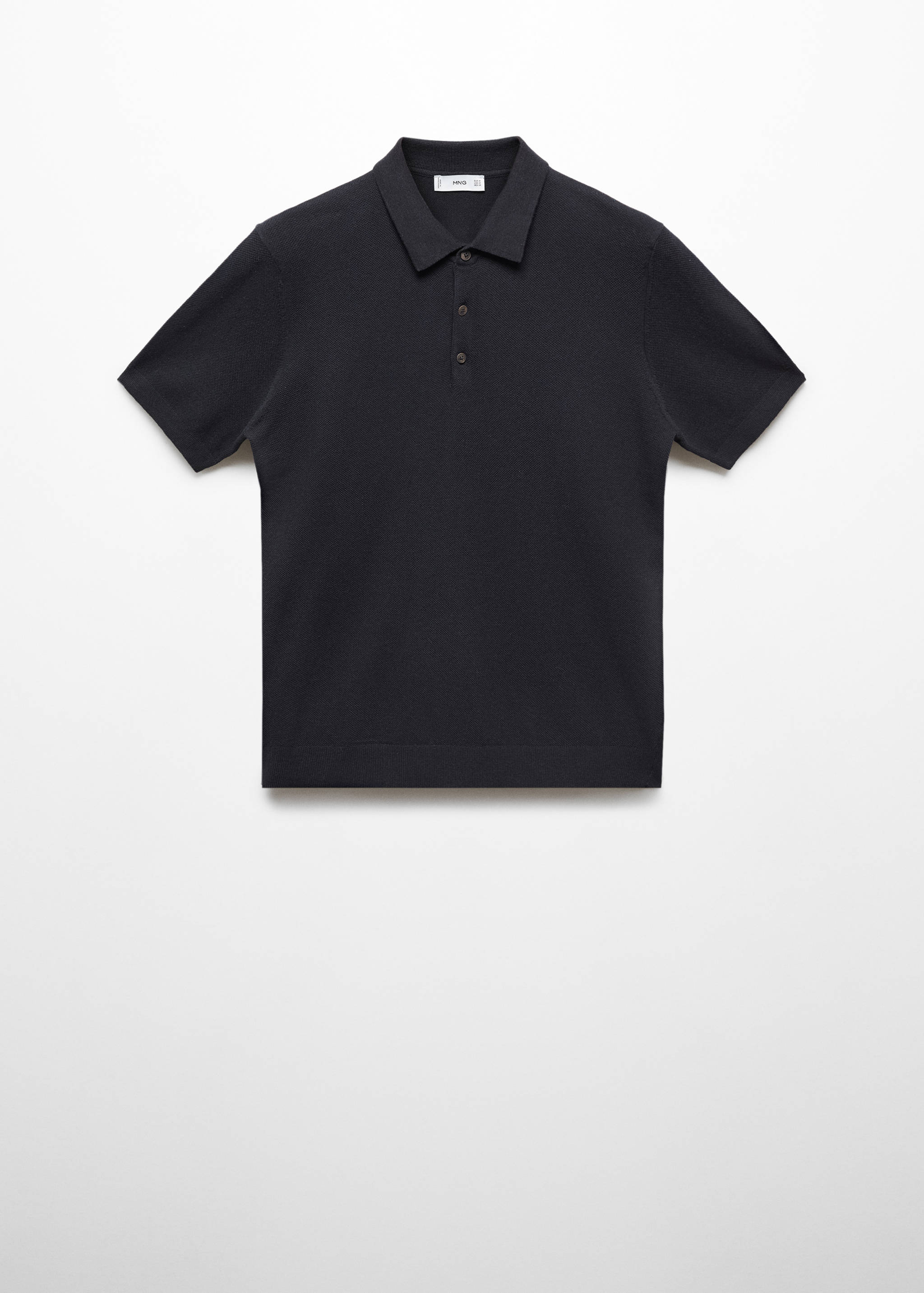 Kurzärmliges Strick-Poloshirt - Artikel ohne Model