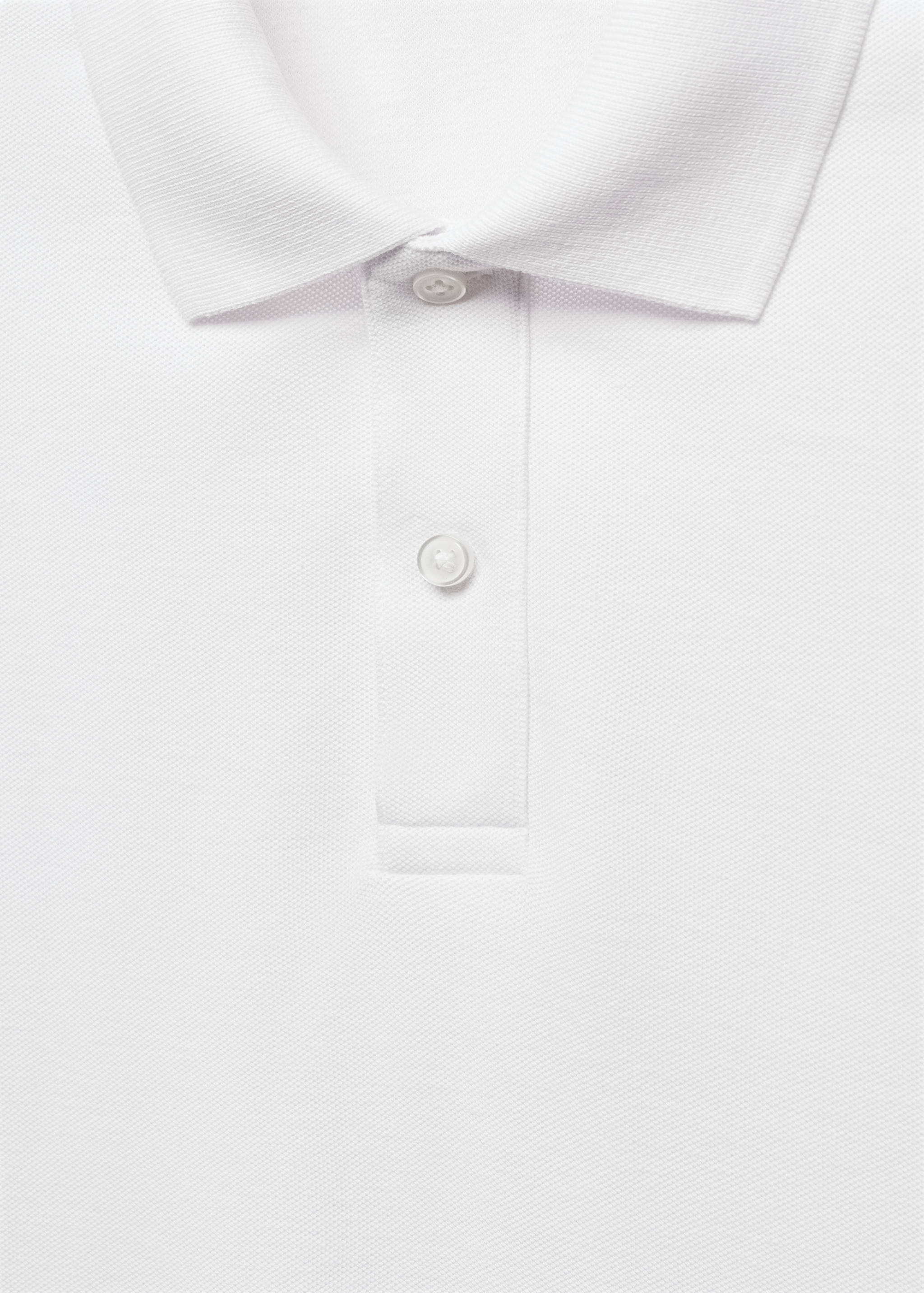 100% cotton pique polo shirt - Details of the article 8