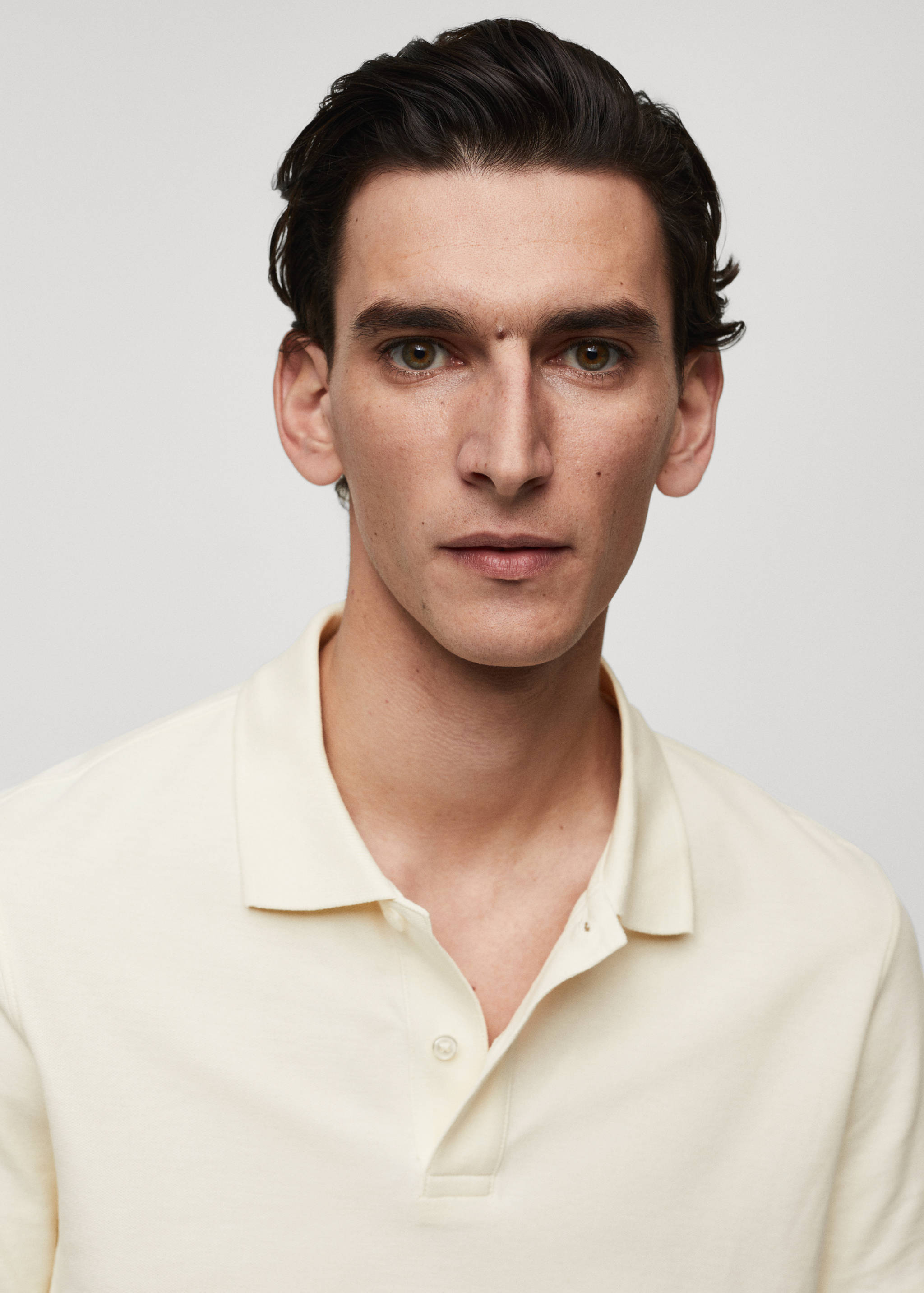 100% cotton pique polo shirt - Details of the article 1