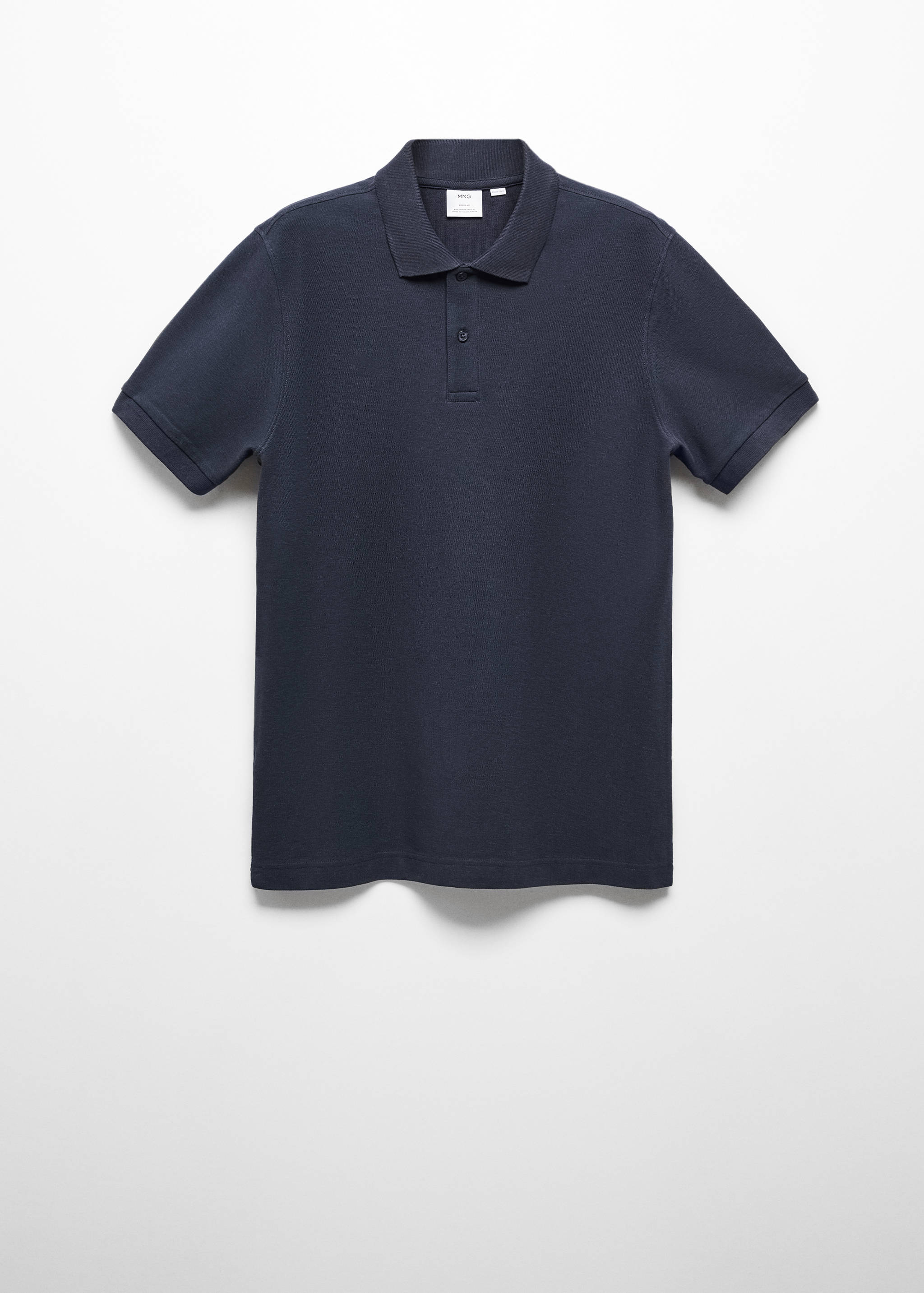 100% cotton pique polo shirt - Article without model