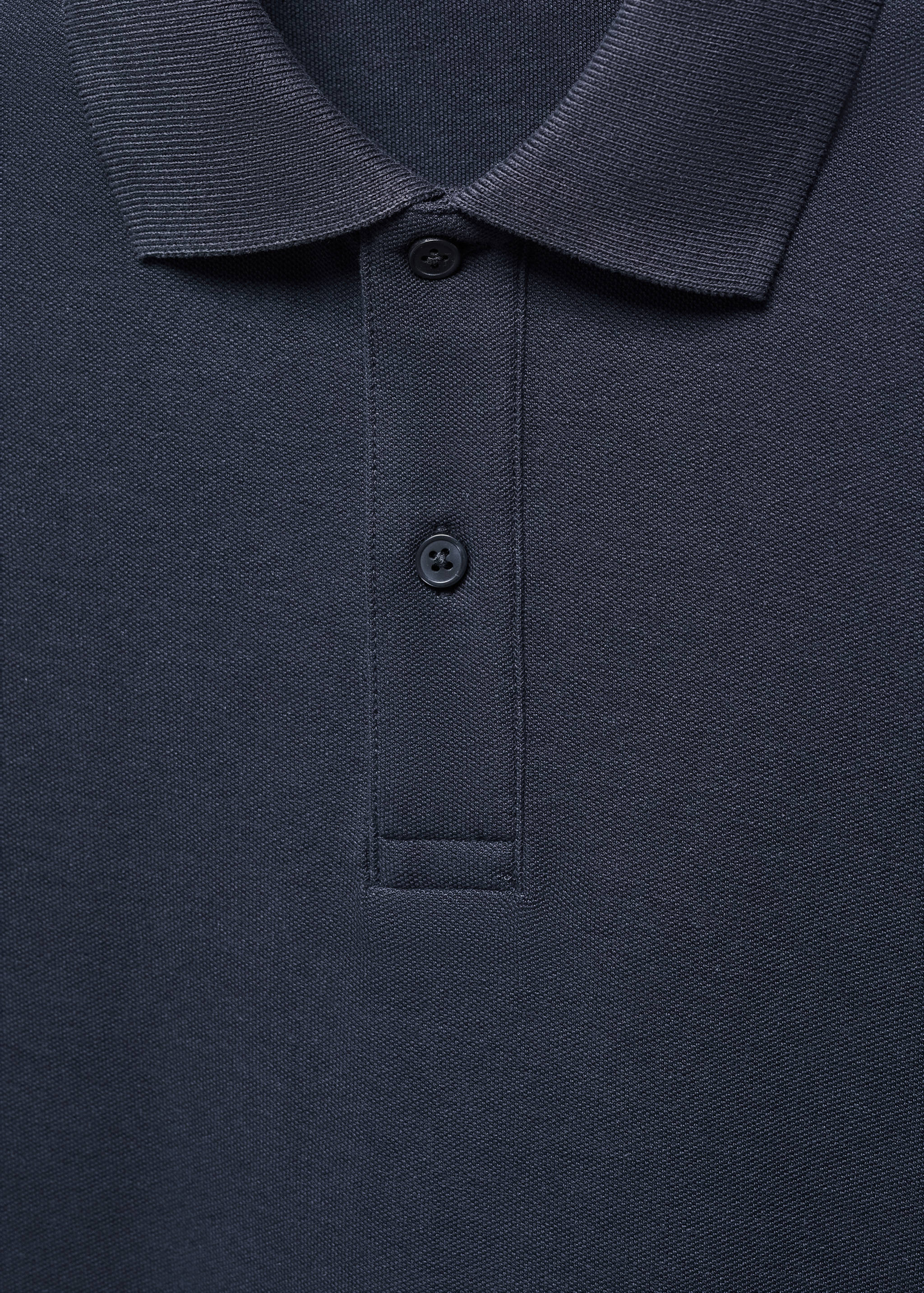 100% cotton pique polo shirt - Details of the article 8
