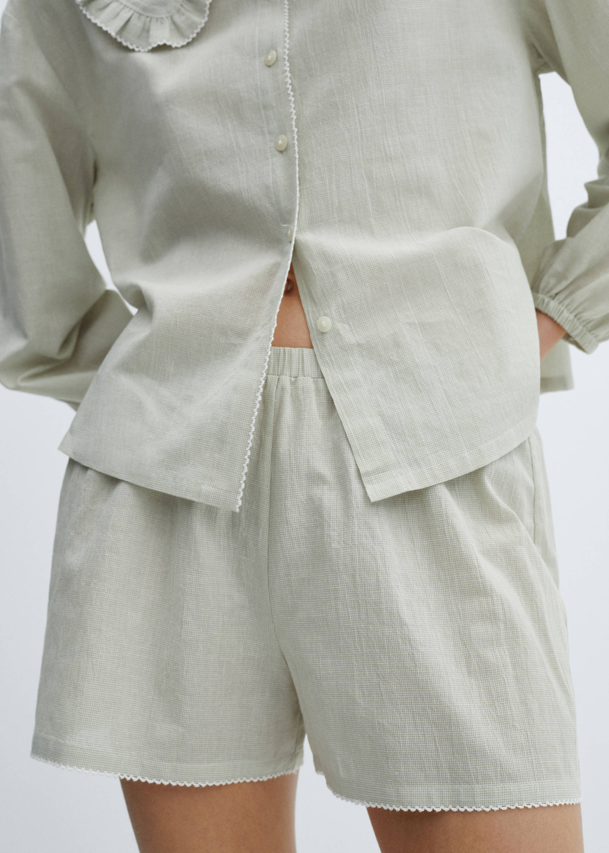 Tvådelad flanellpyjamas - Detaljer om artikeln 3
