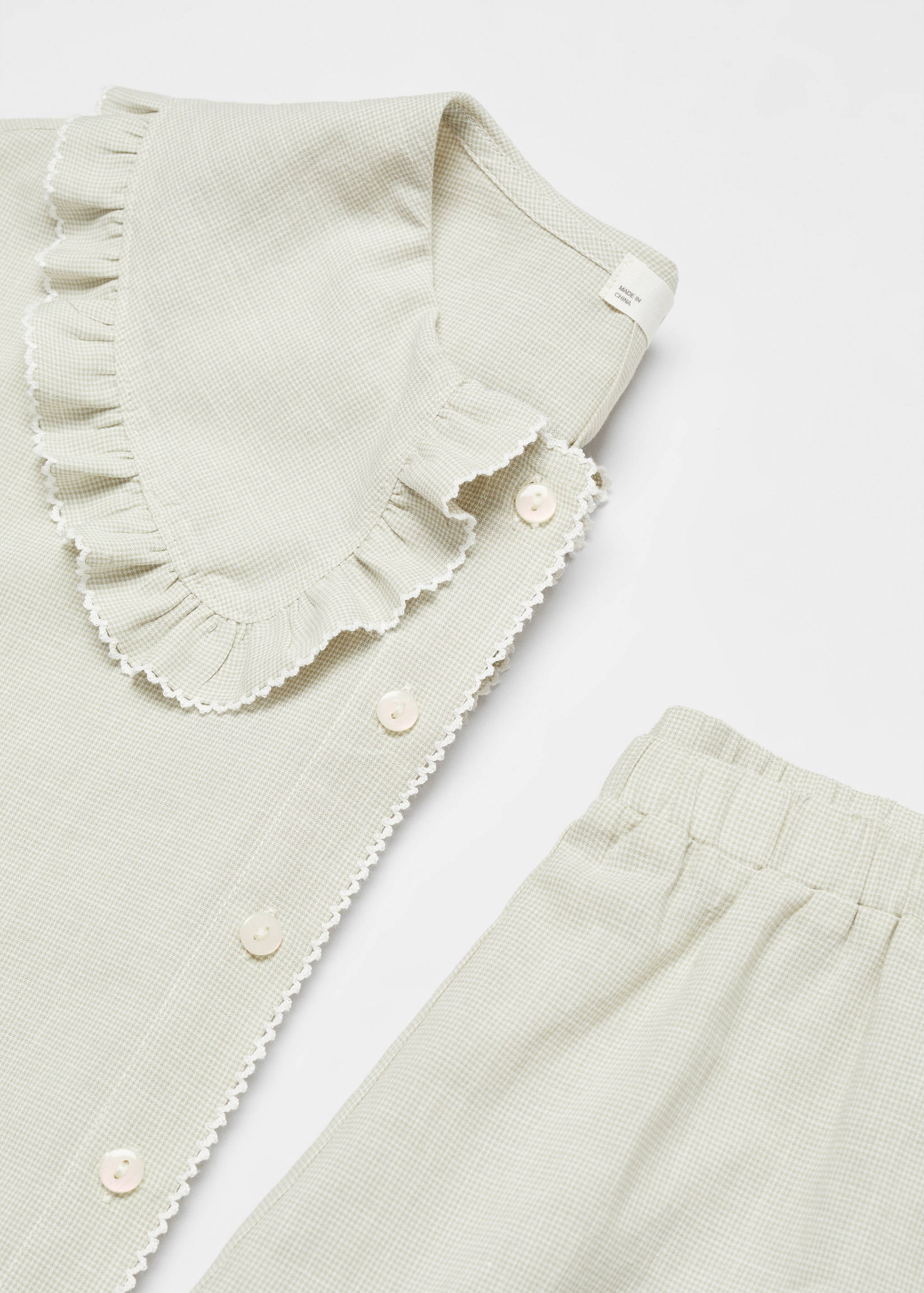 Tvådelad flanellpyjamas - Detaljer om artikeln 8