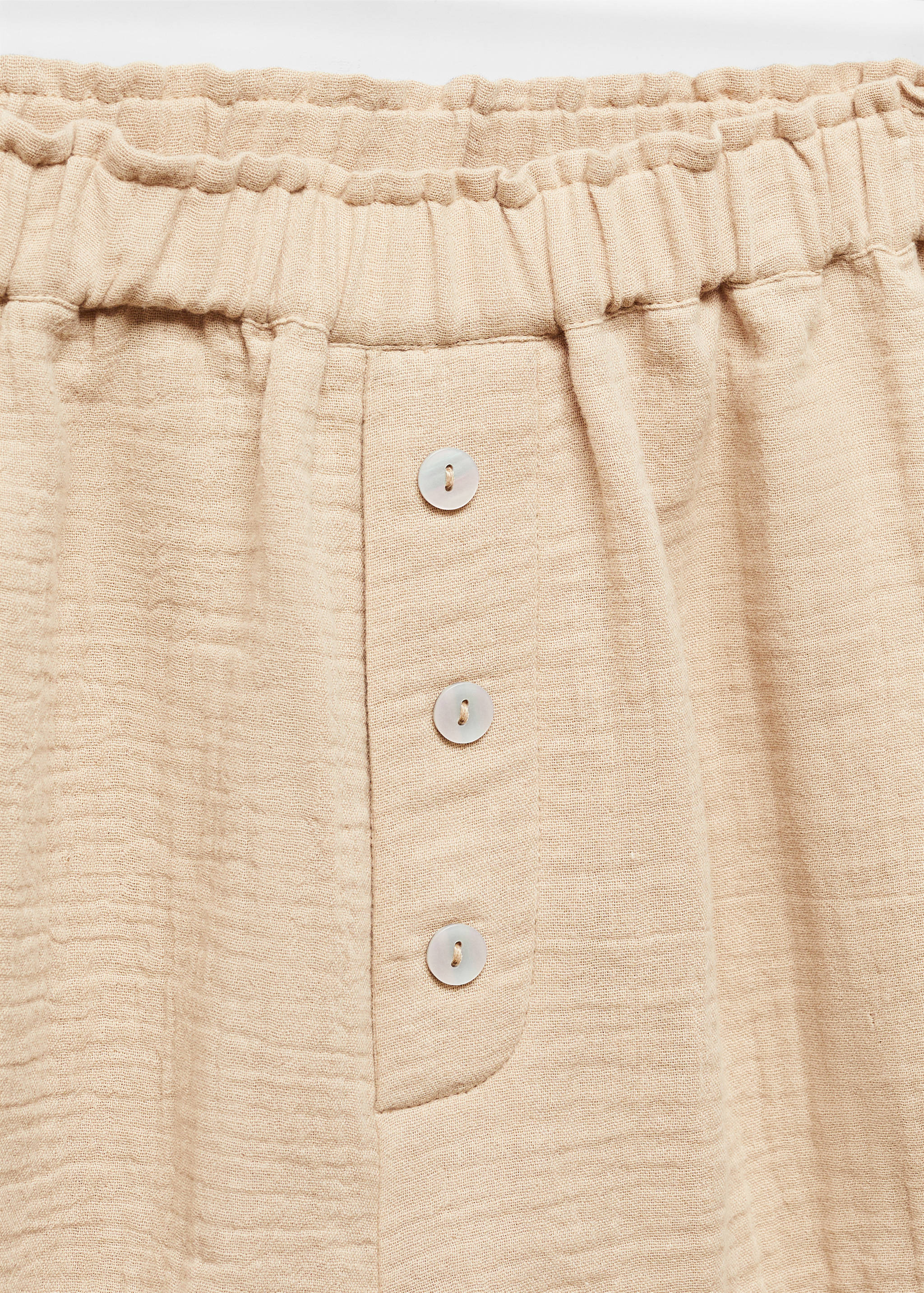 Pyjama-Shorts aus Baumwoll-Gaze - Detail des Artikels 8