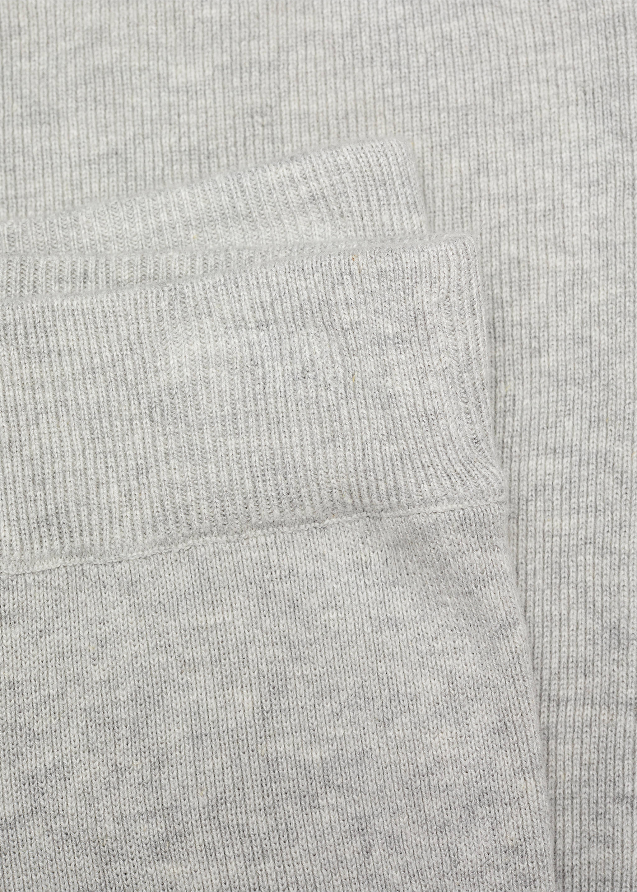 Stickad byxa bomull linne - Detaljer om artikeln 8, Ljus Heather Grå. Ref: 67075990-00.