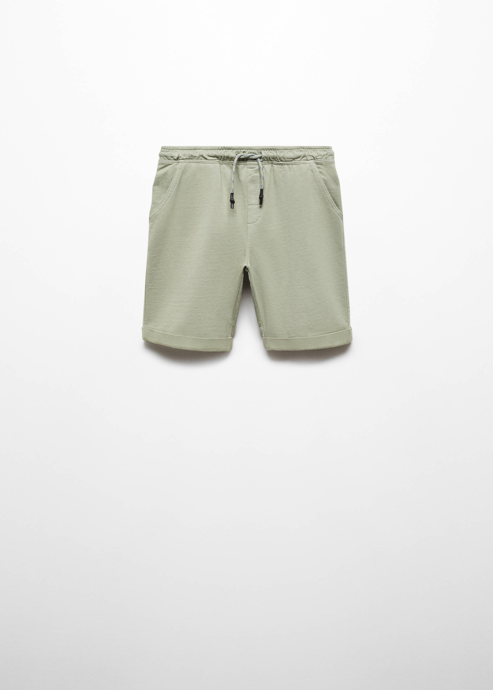 Elastic waist Bermuda shorts - Article without model