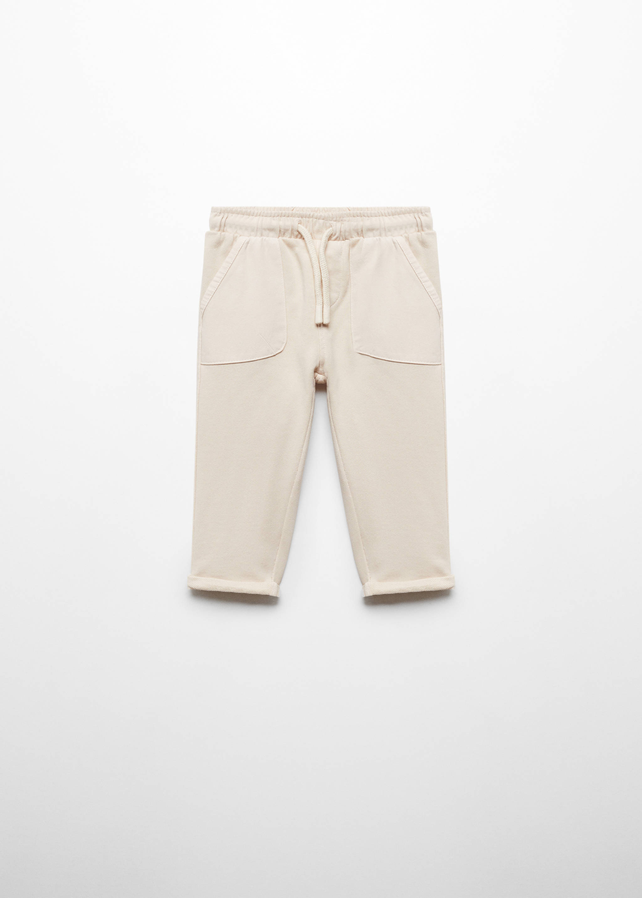 Cotton jogger-style trousers - Article without model