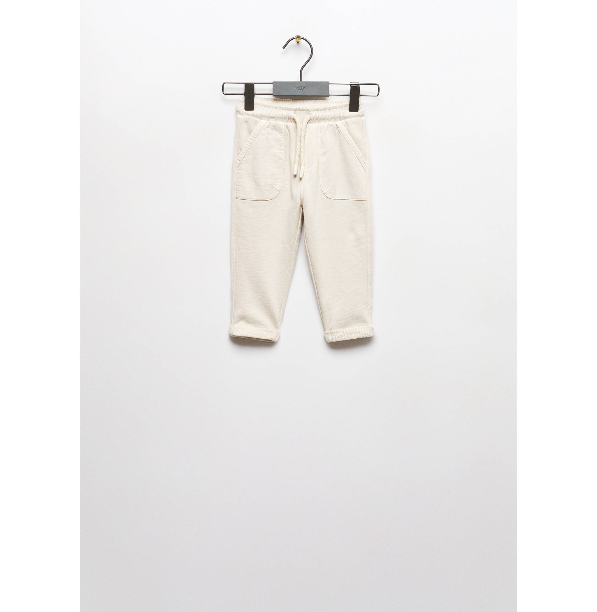 Cotton jogger-style trousers - Article without model