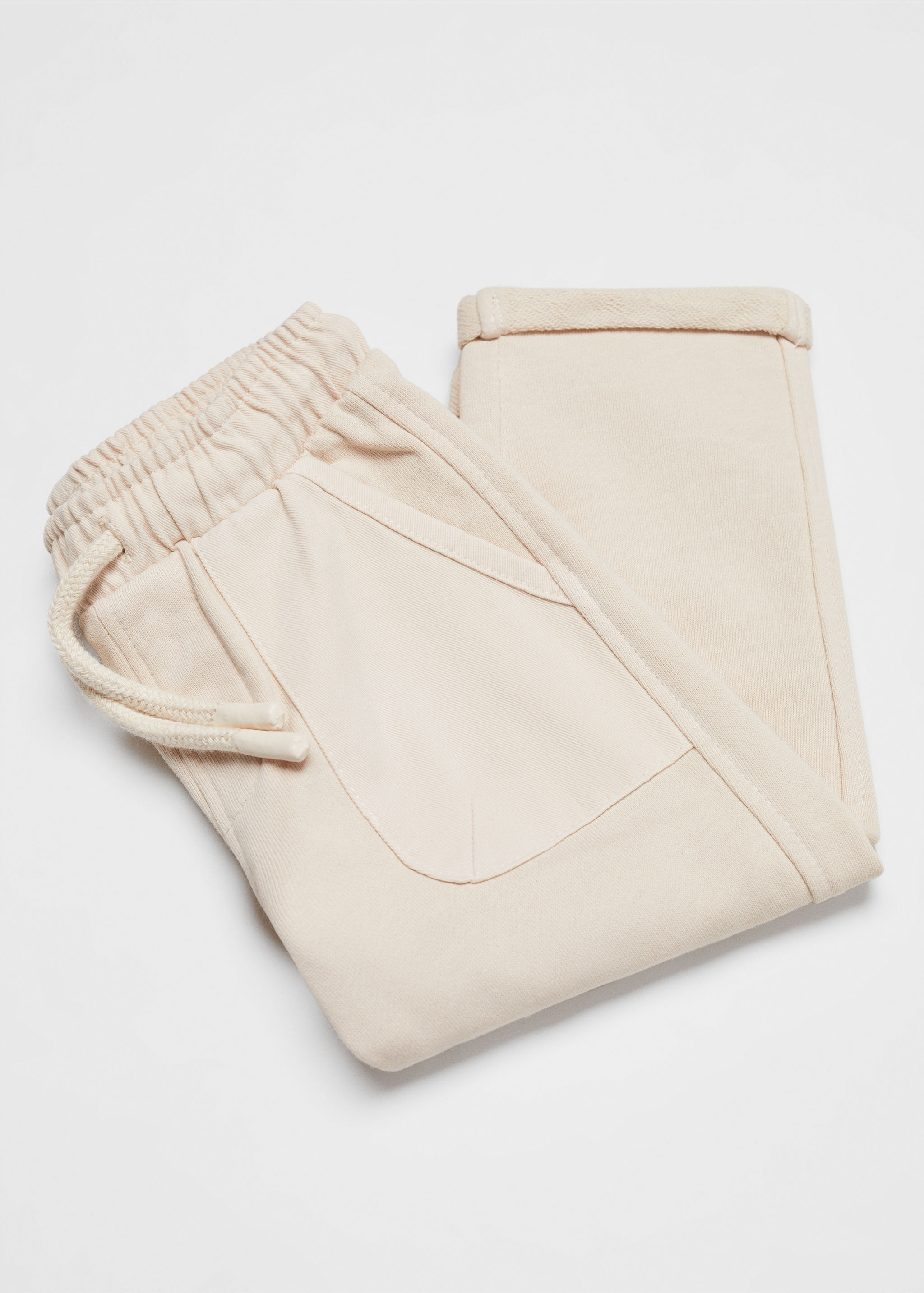 Cotton jogger-style trousers - Details of the article 0