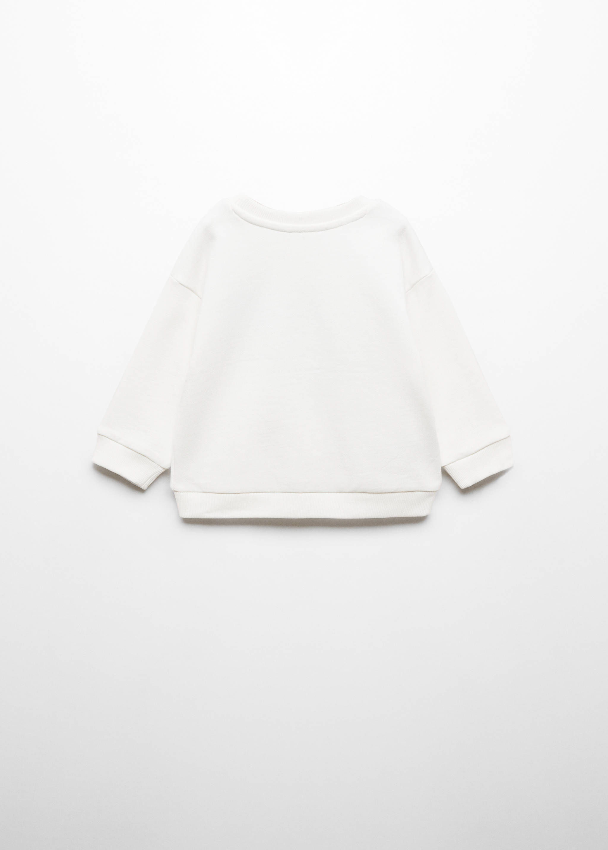 Bavlněná mikina s výšivkou - Zadní strana zboží