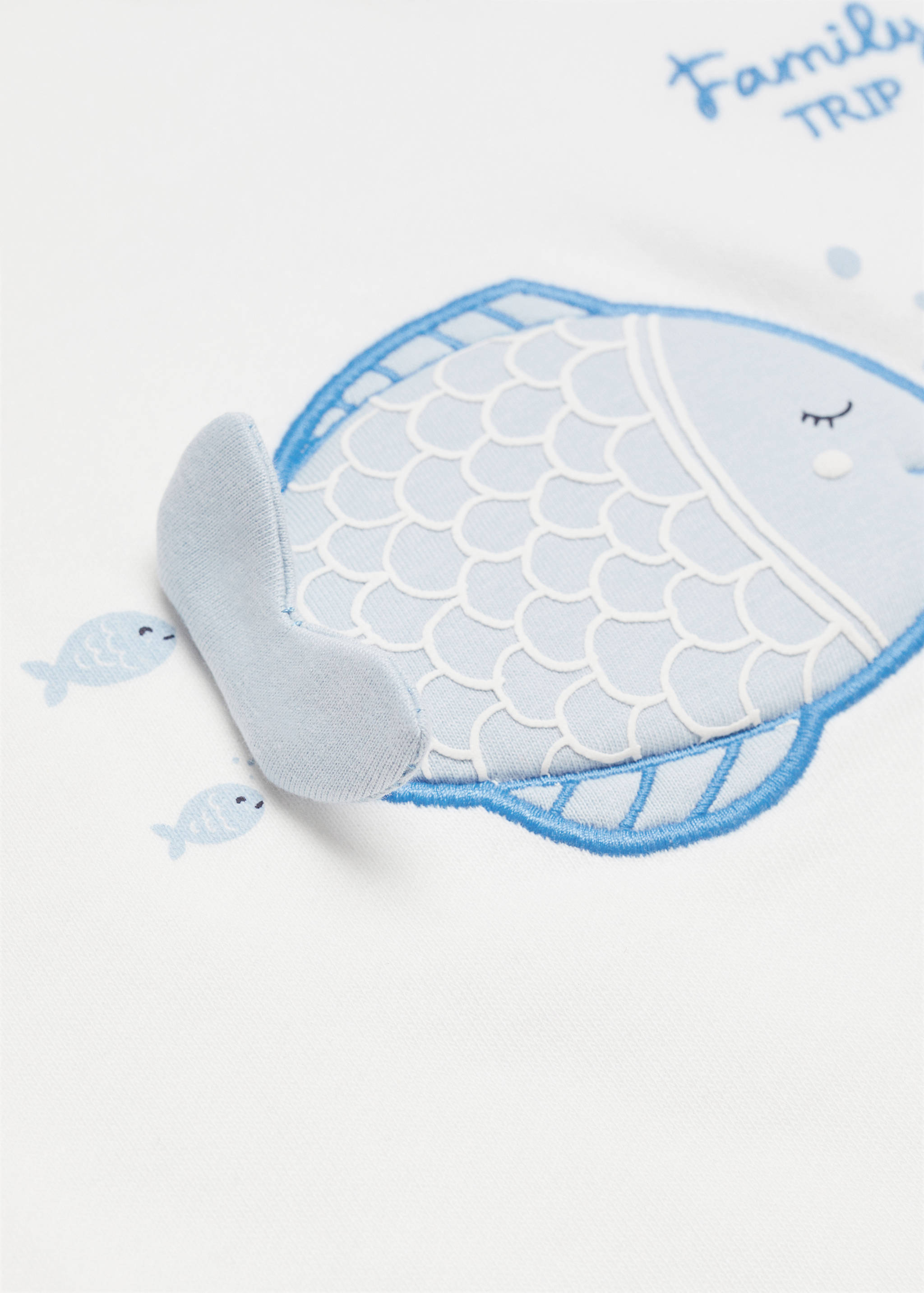 Bavlněná mikina s výšivkou - Detail zboží 0