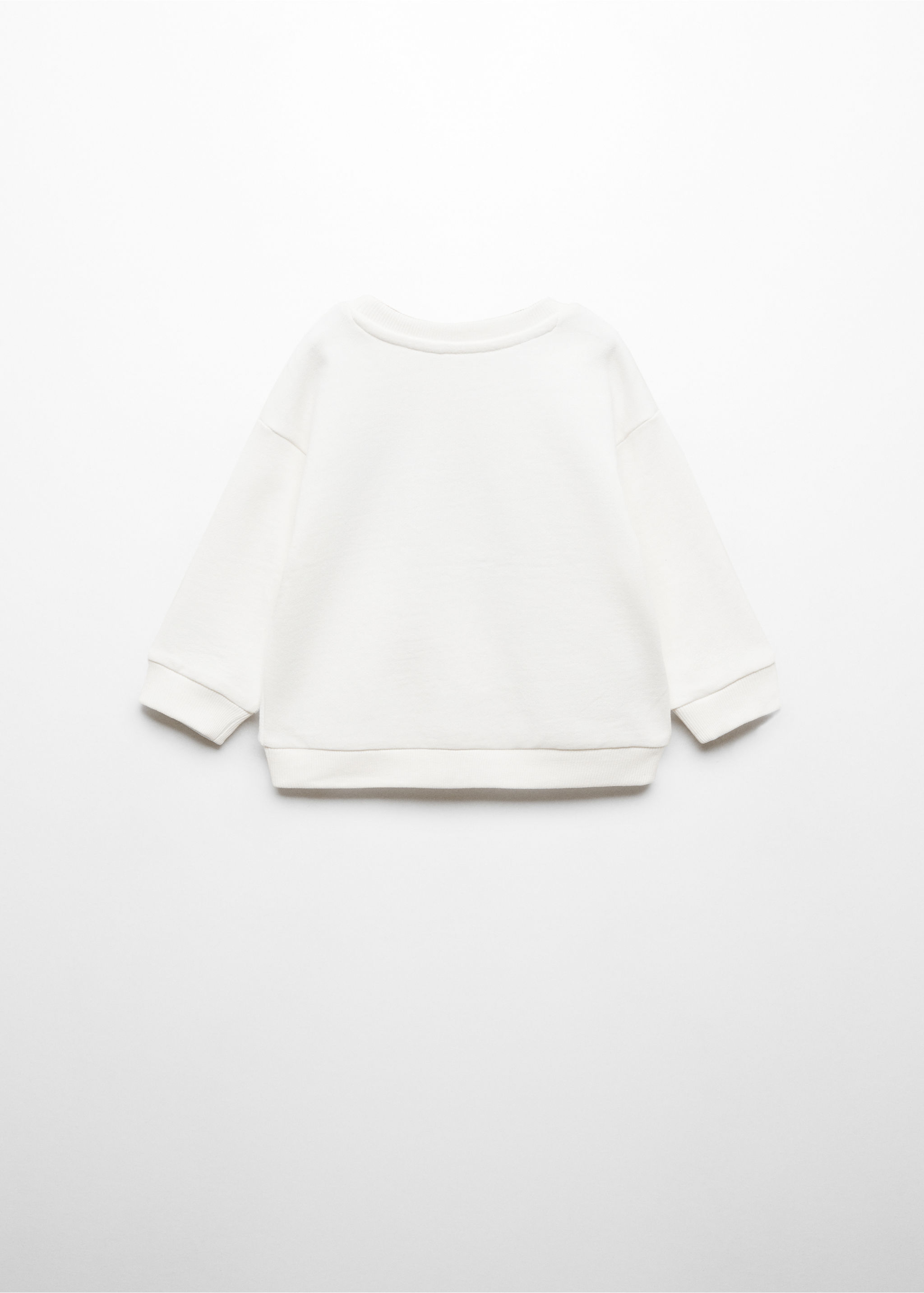 Sudadera algodón bordado - Reverso del artículo