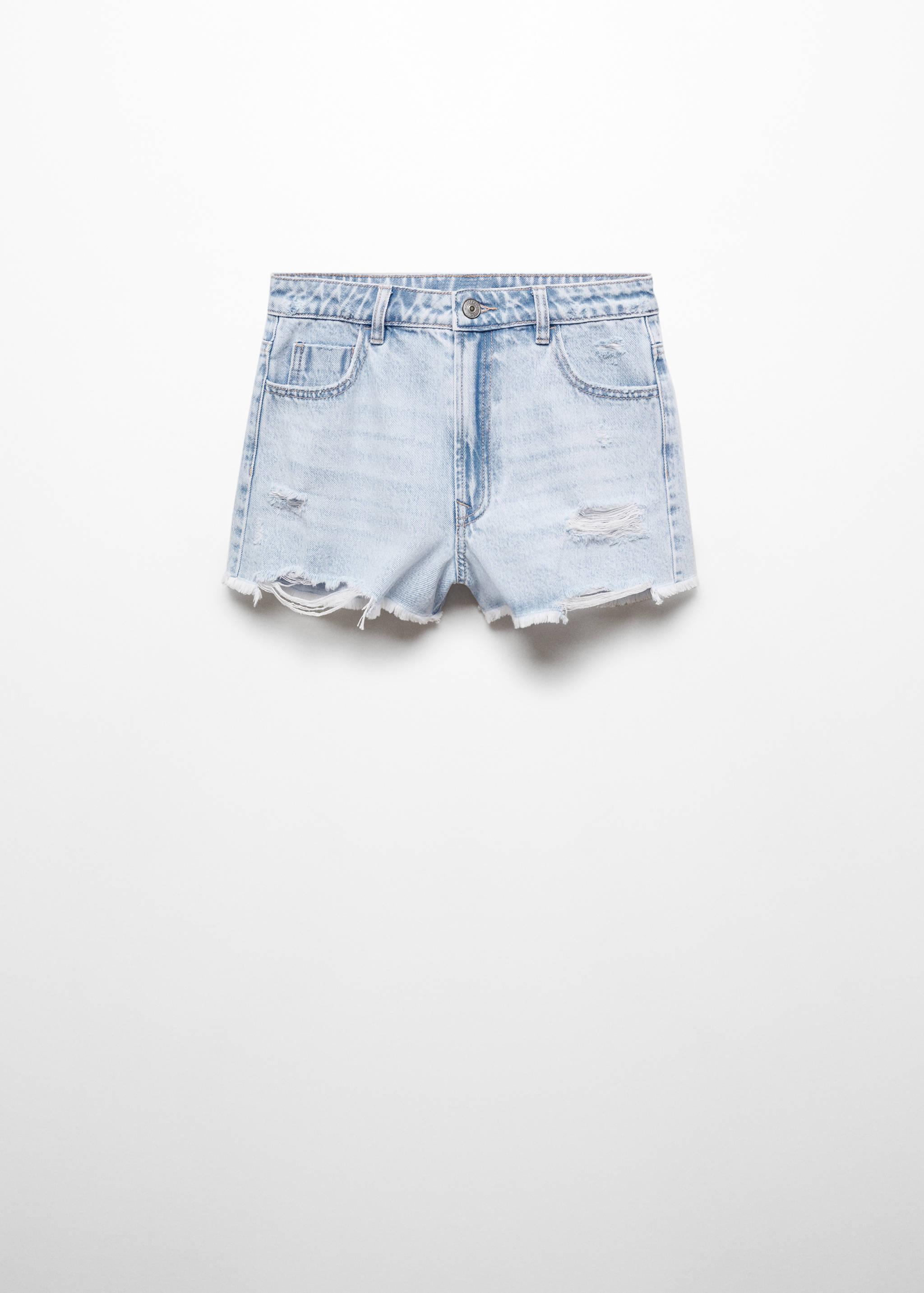 Jeansshorts mit Zierrissen - Artikel ohne Model