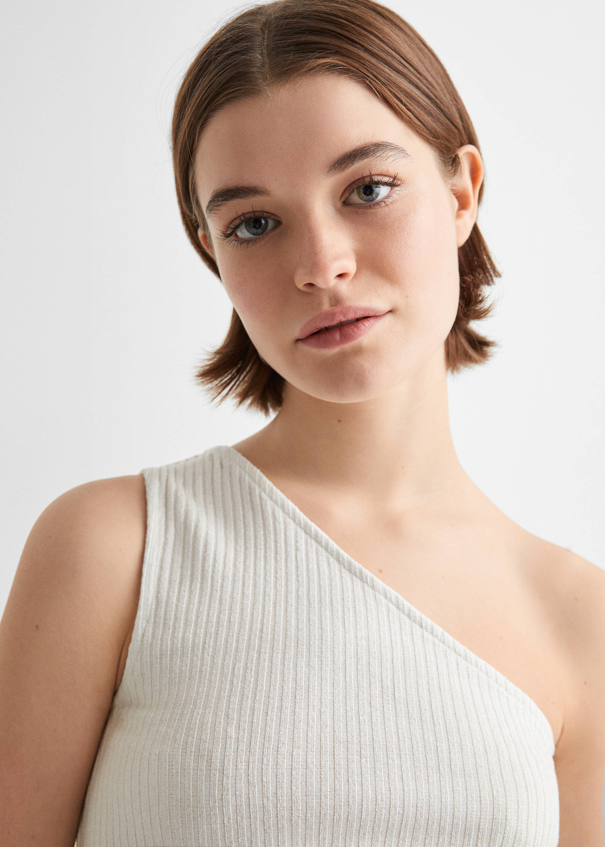 Lurex ribbed top - Details of the article 1