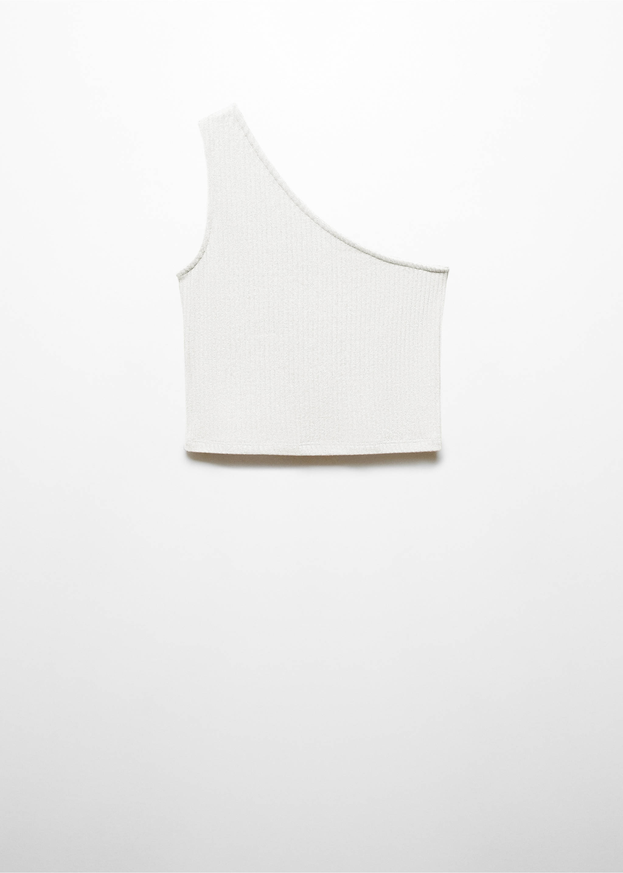 Lurex ribbed top - Article without model, Off White. Ref: 67076010-00.