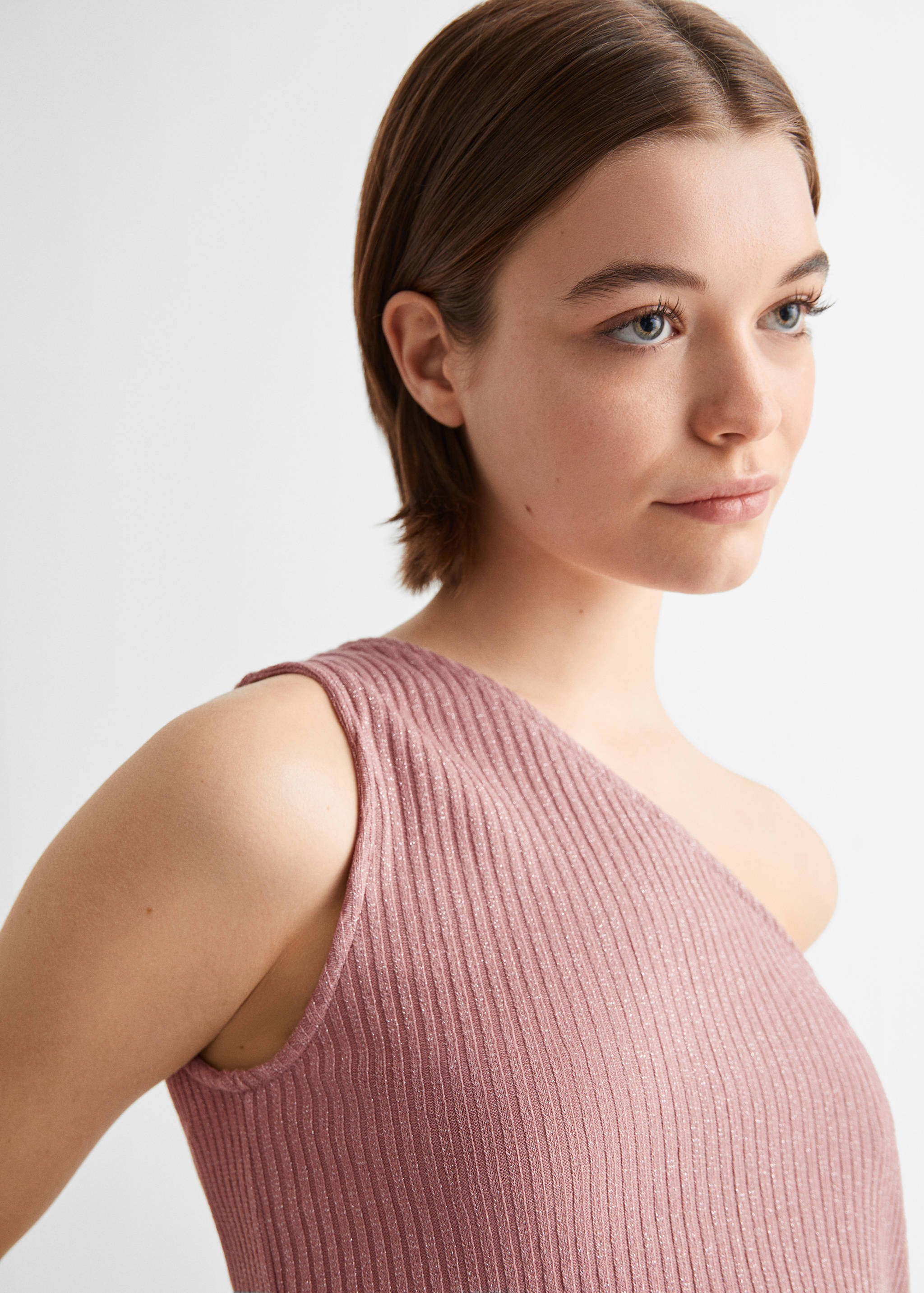 Lurex ribbed top - Details of the article 1