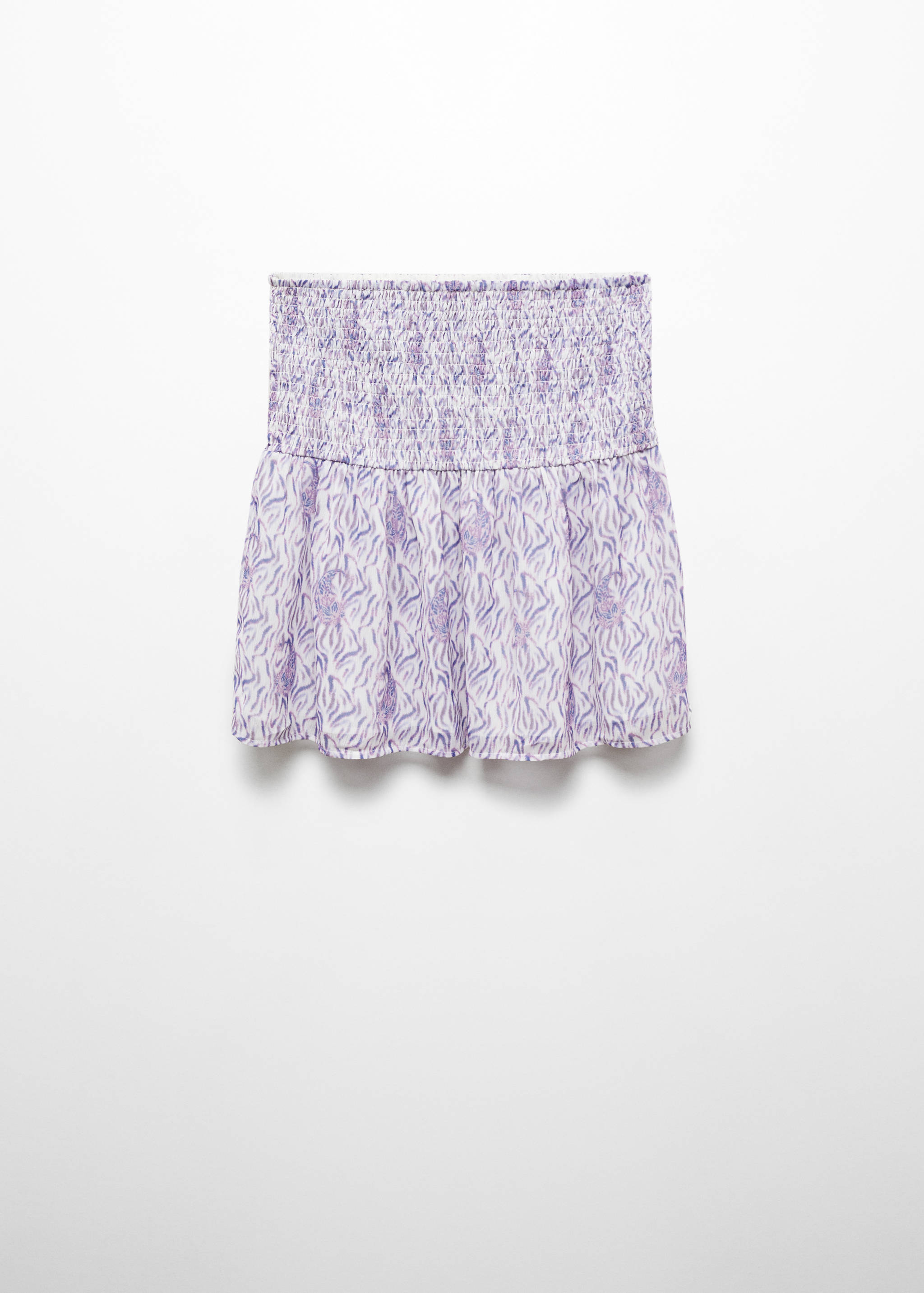 Blommigt tryck skjorta - Artikel utan modell