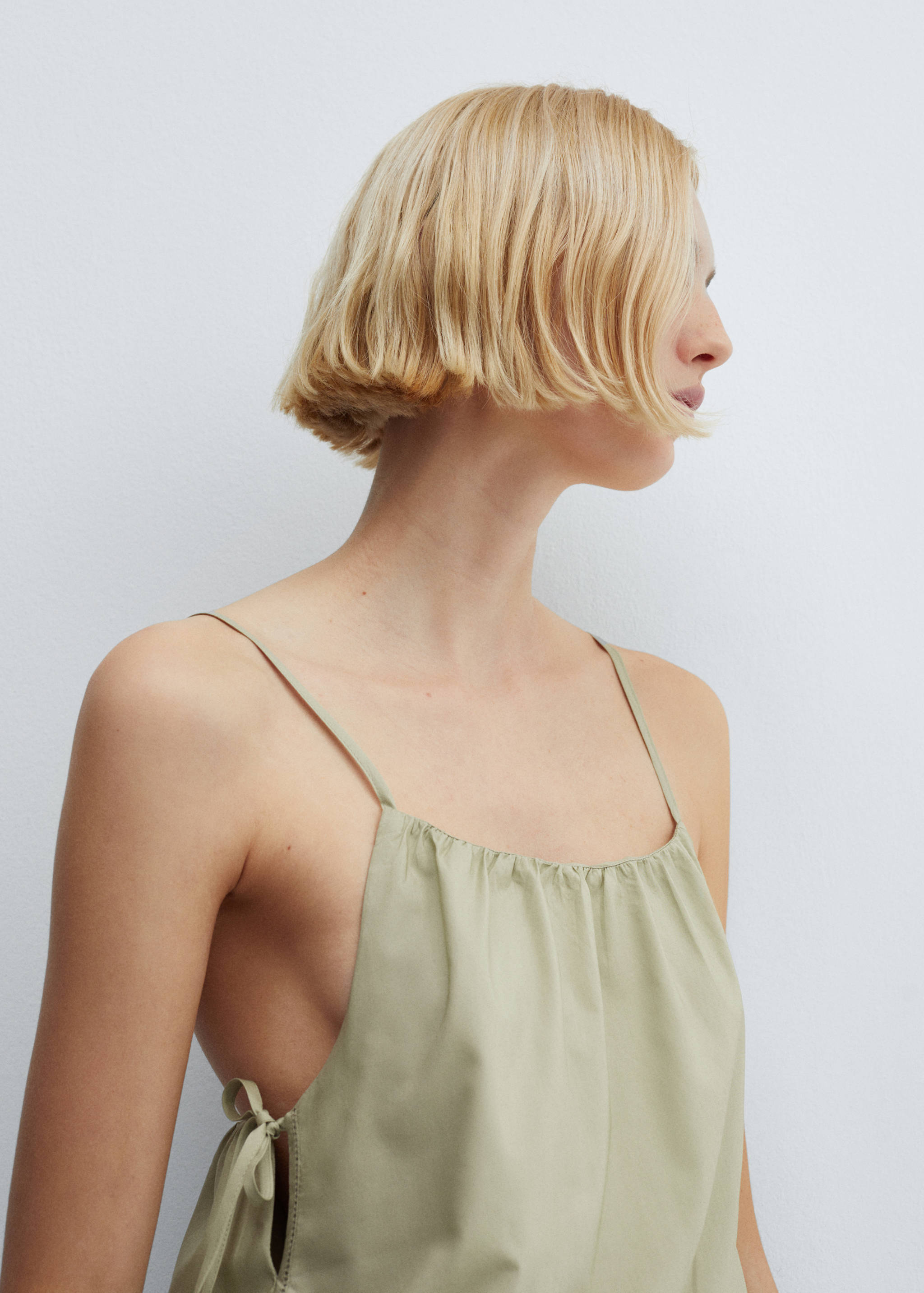 Cotton pyjama top - Details of the article 1