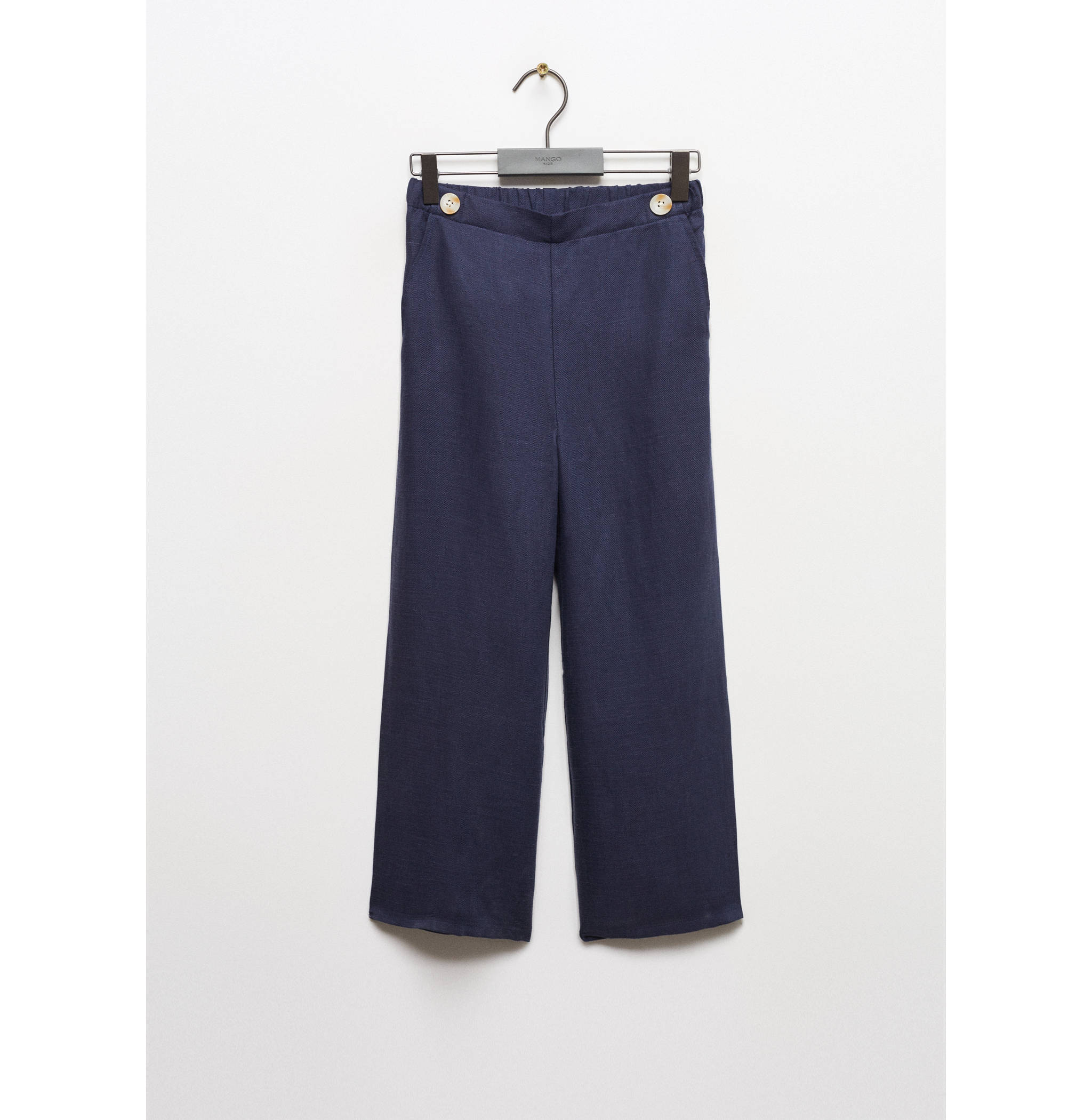 Linen trousers with buttons - Article without model