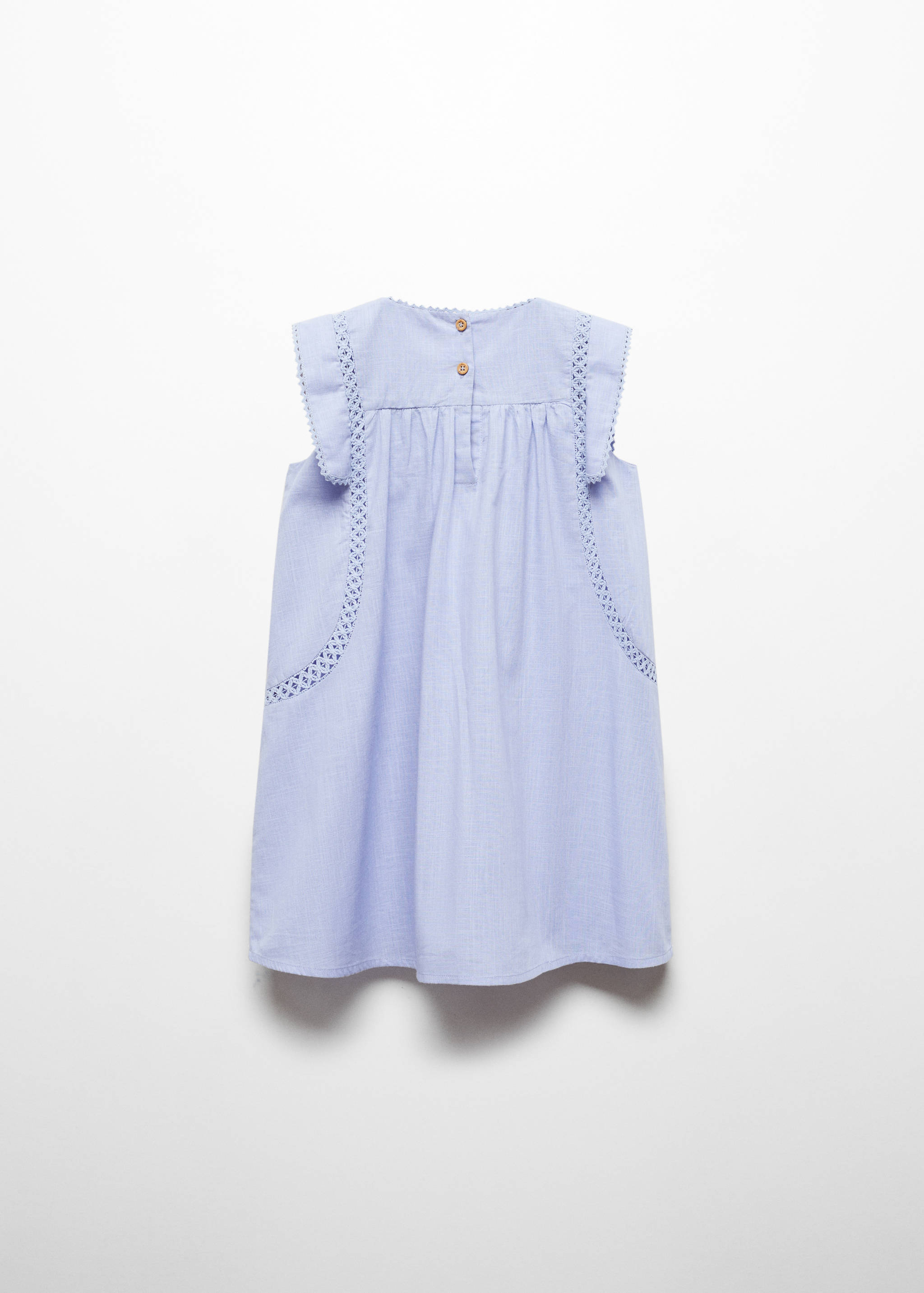 Kleid mit Lochmuster - Rückseite des Artikels