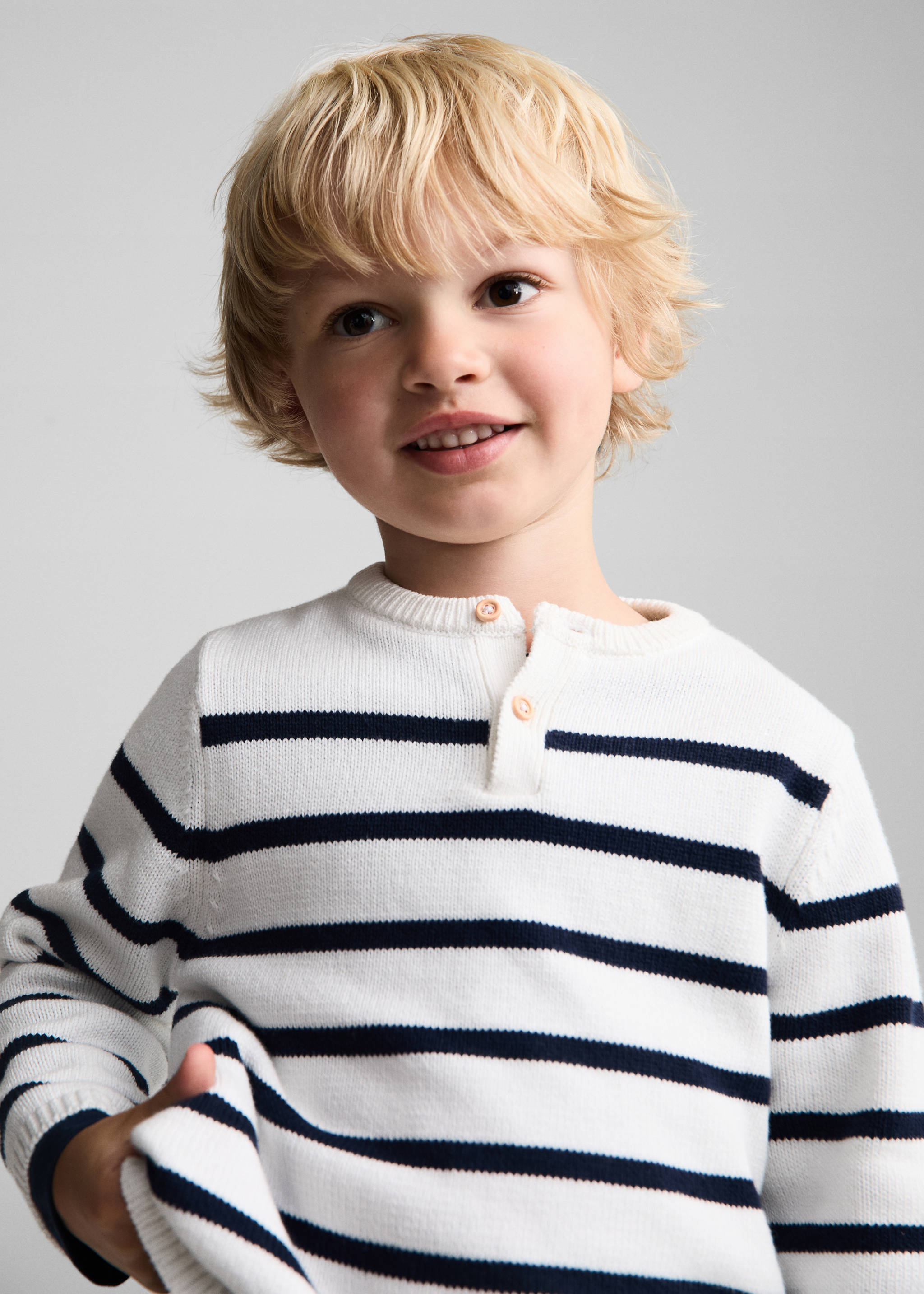 Pull-over en maille à rayures - Détail de l'article 1