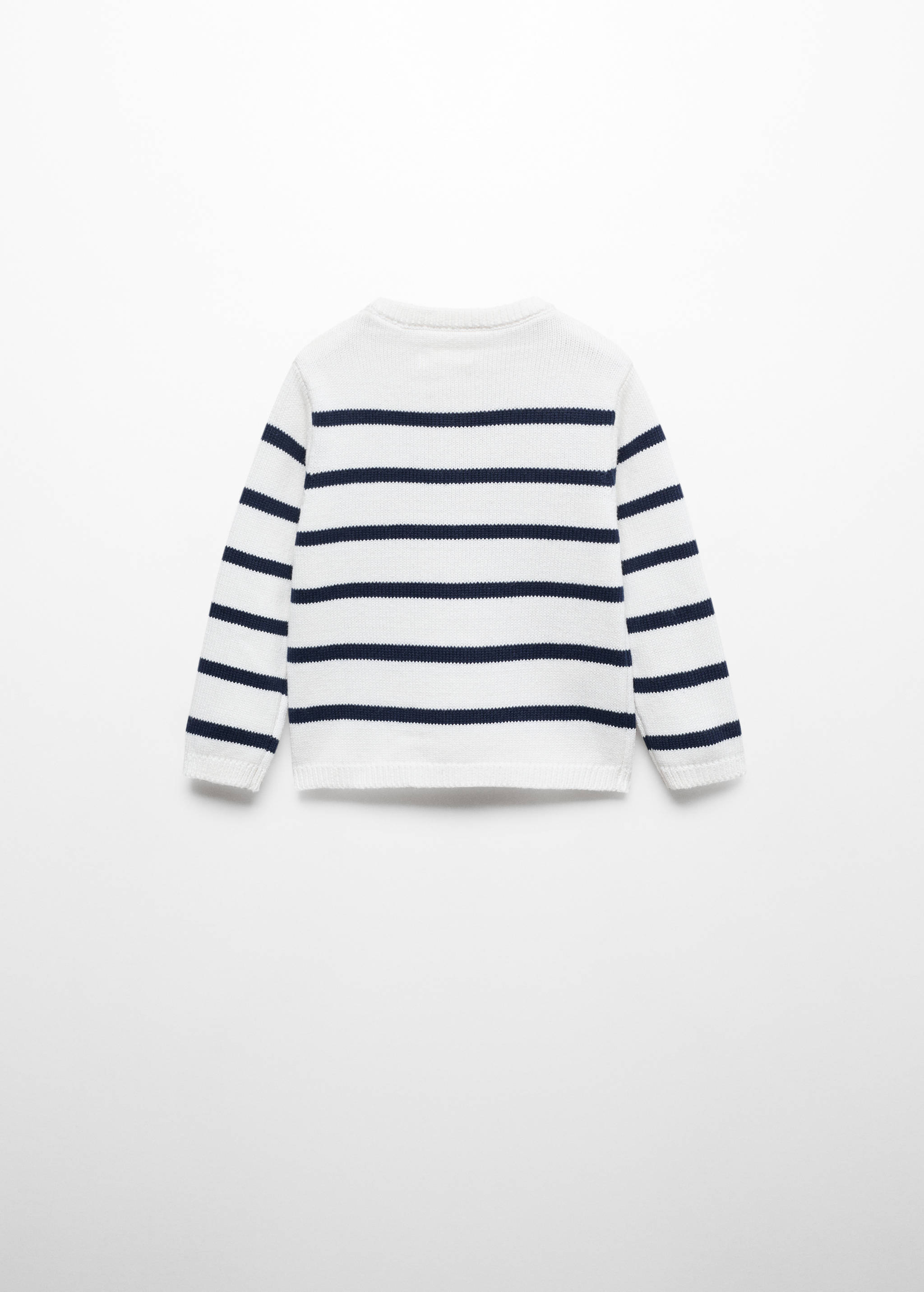 Pull-over en maille à rayures - Verso de l’article