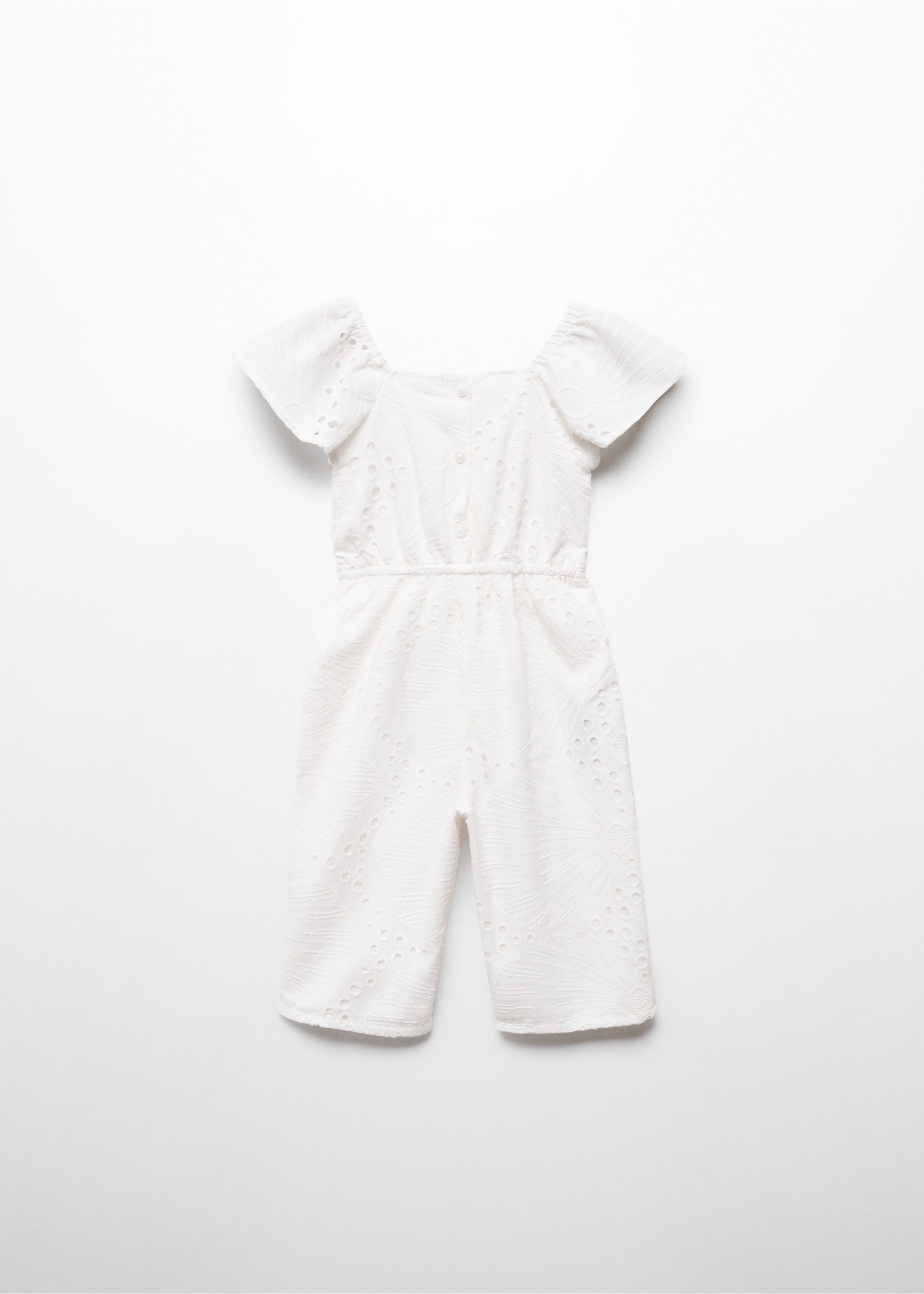 Jumpsuit mit Broderie Anglaise - Rückseite des Artikels