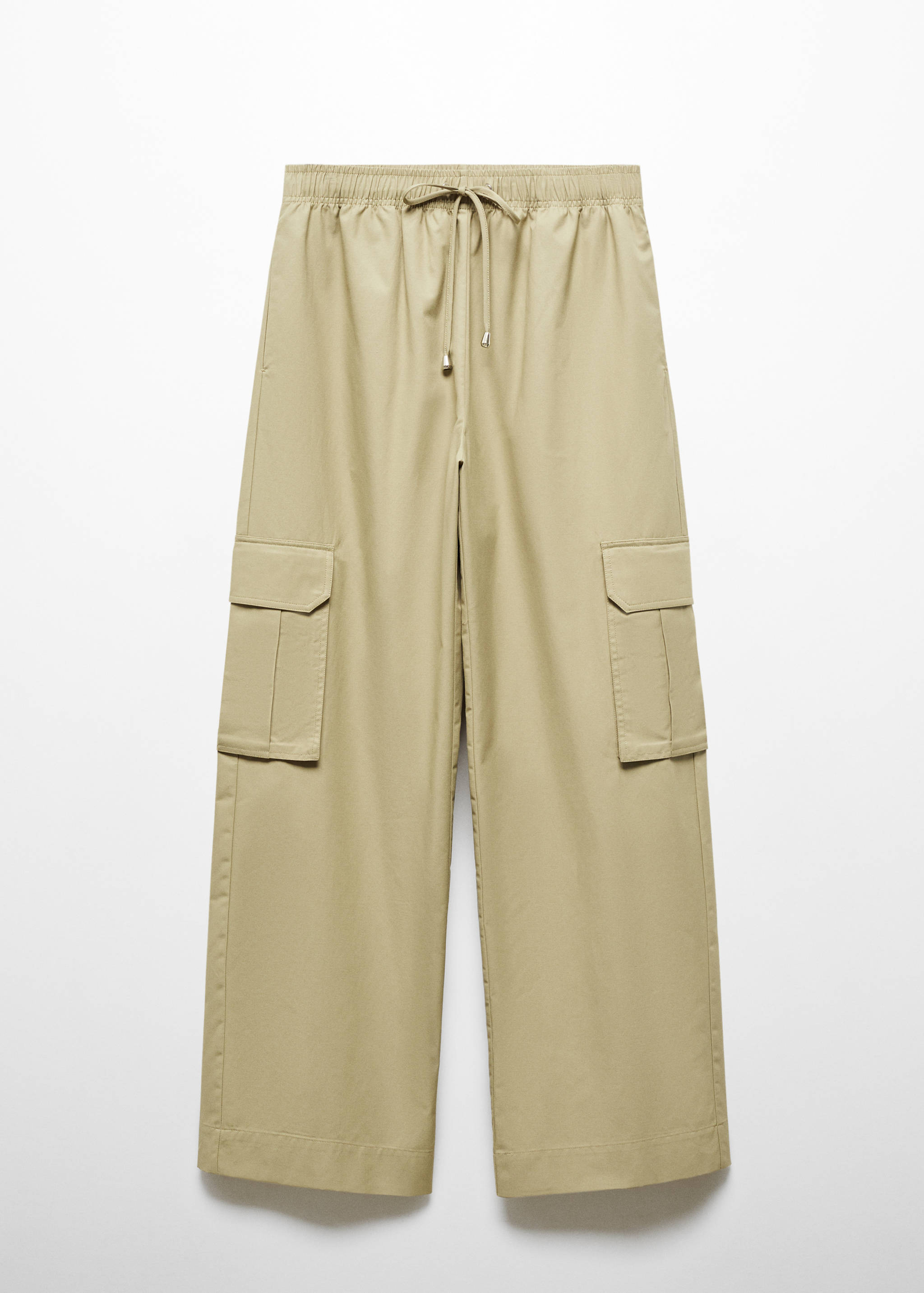 Elastic waist cargo trousers - Article without model