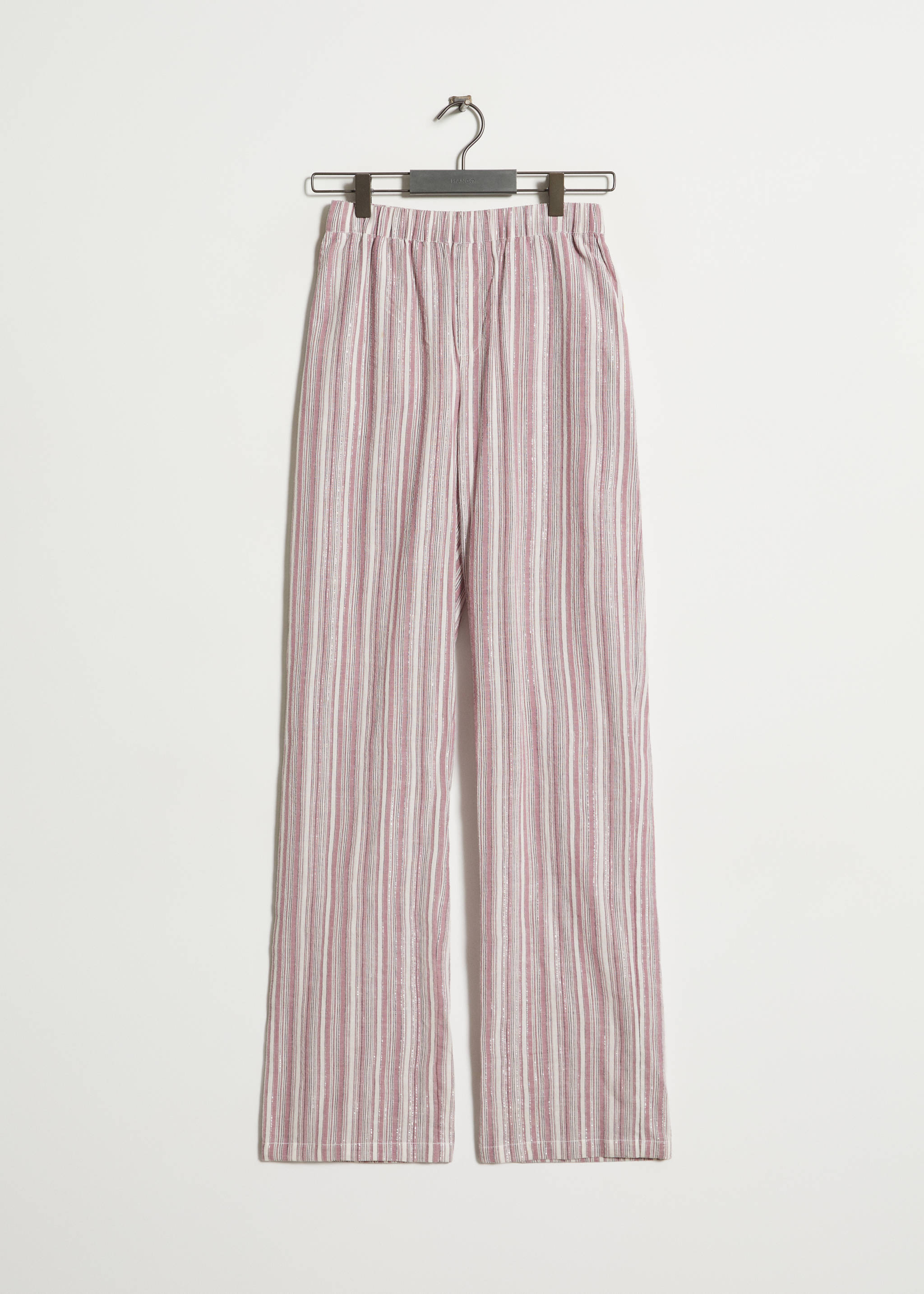 Straight striped trousers - Article without model