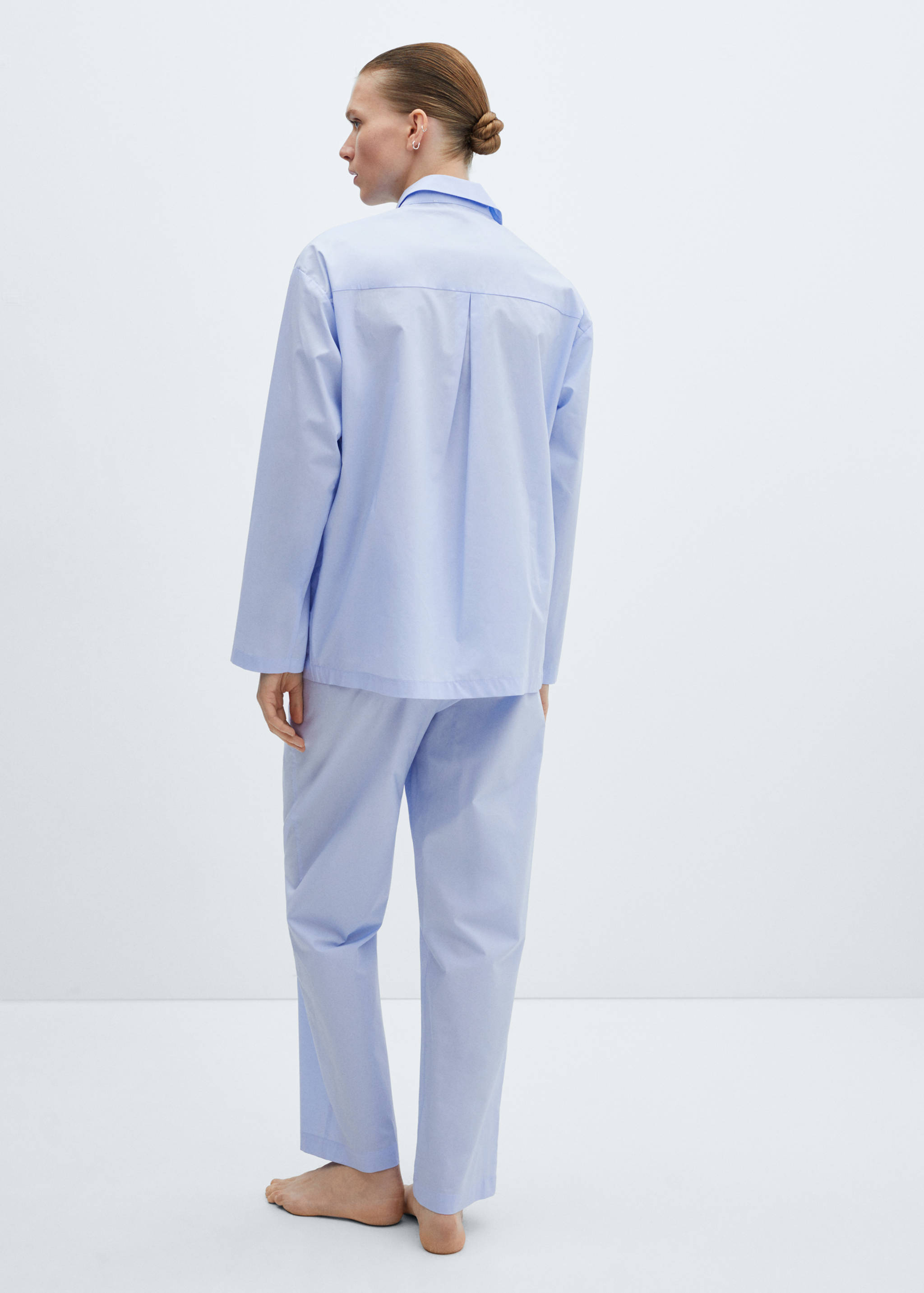 Two-piece cotton pyjamas - Reverse of the article