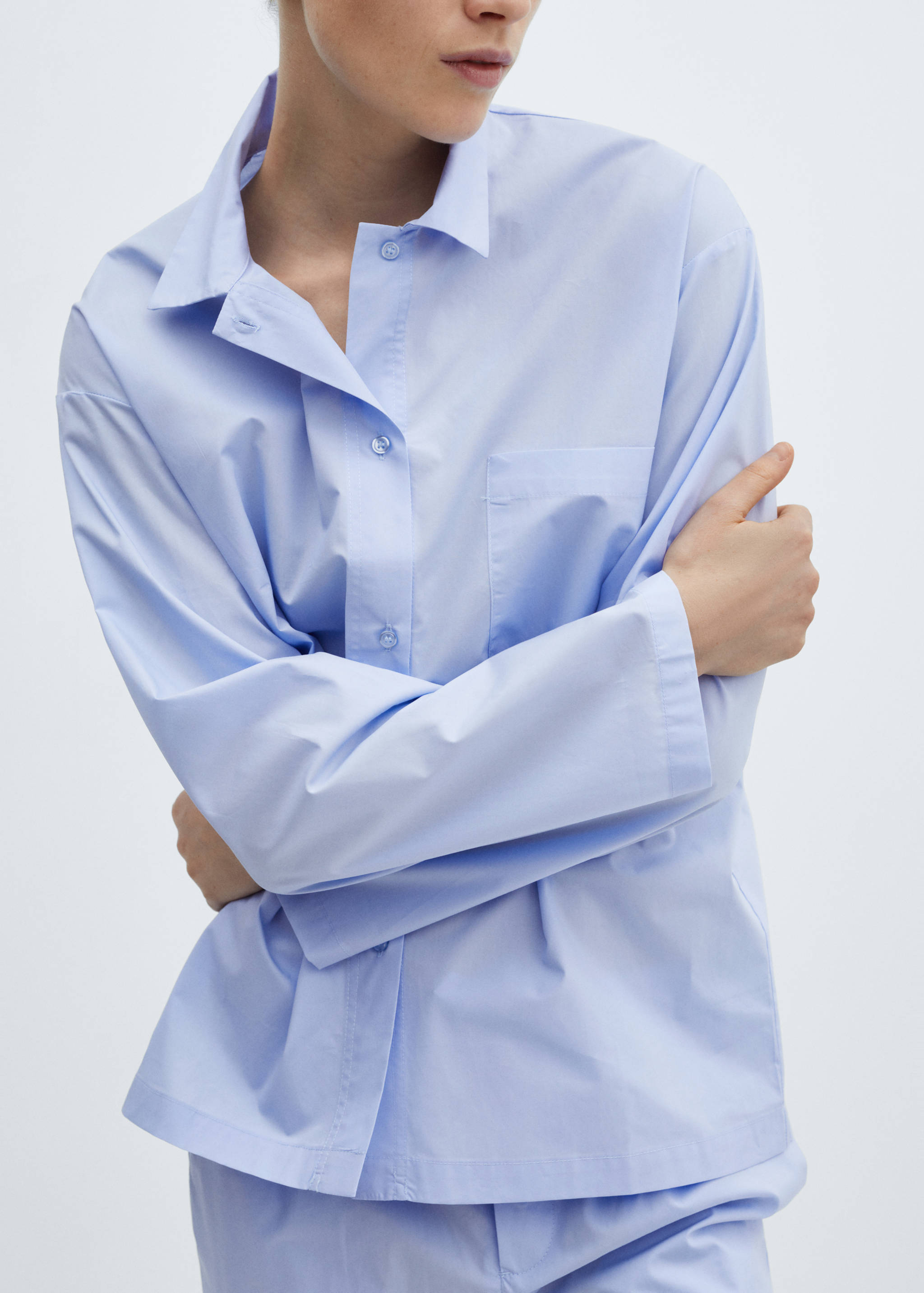 Two-piece cotton pyjamas - Details of the article 3