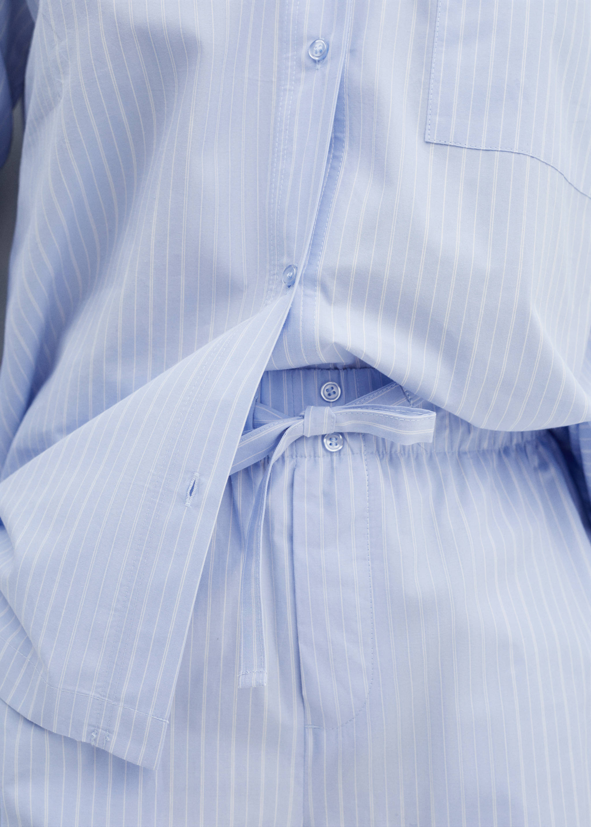 Two-piece cotton pyjamas - Details of the article 3