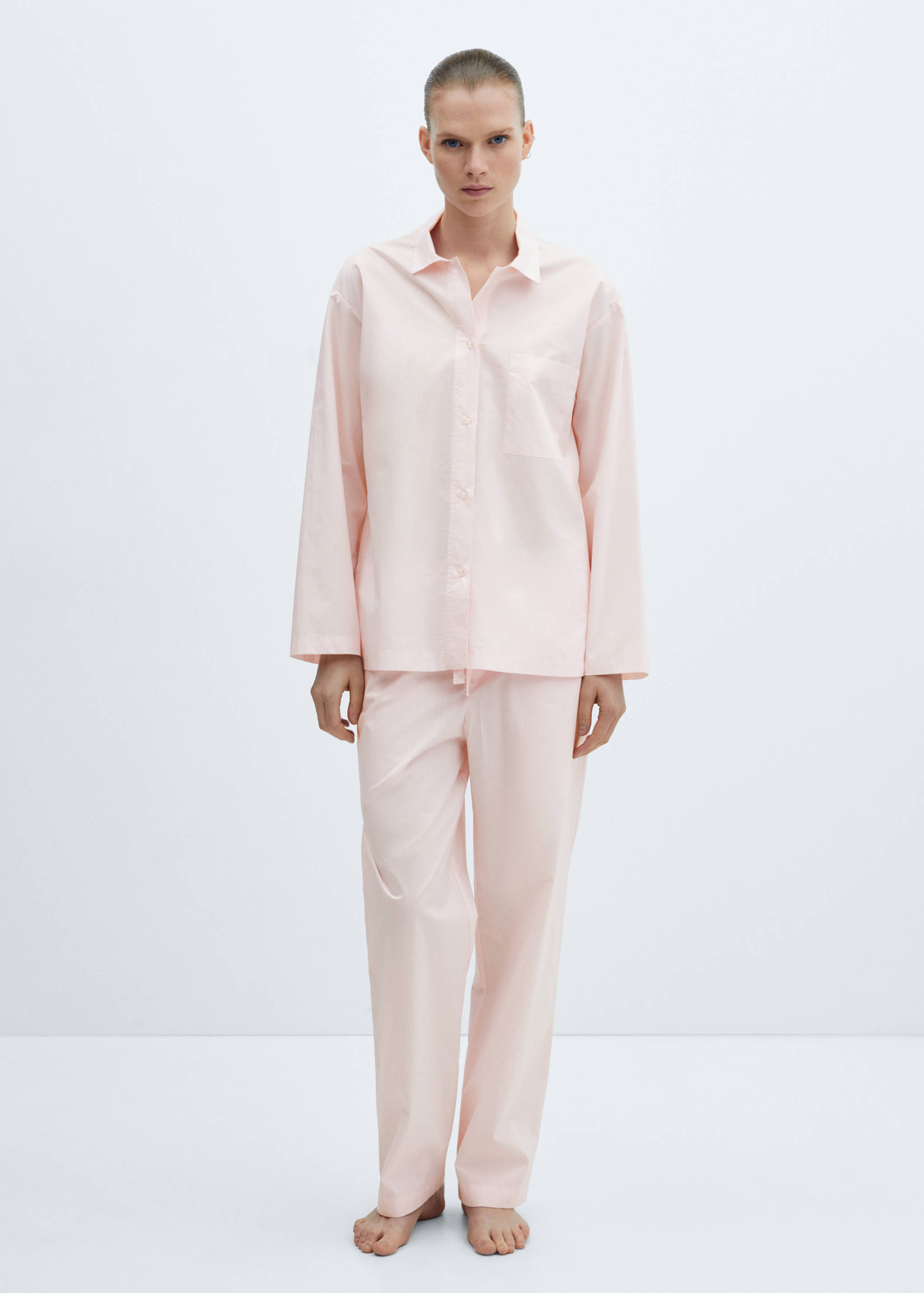 Two-piece cotton pyjamas - General plane