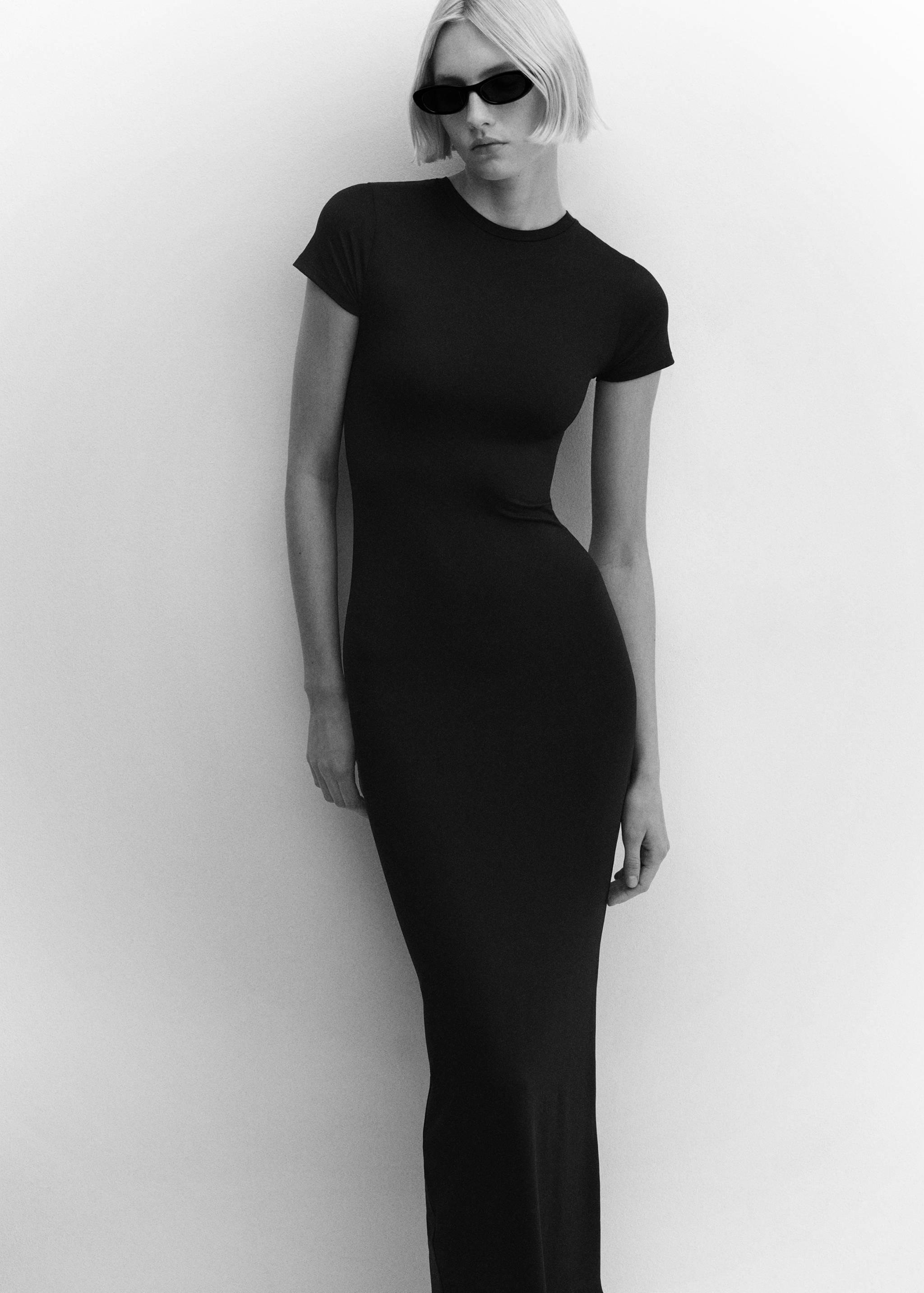 Short sleeved dress - Medium plane