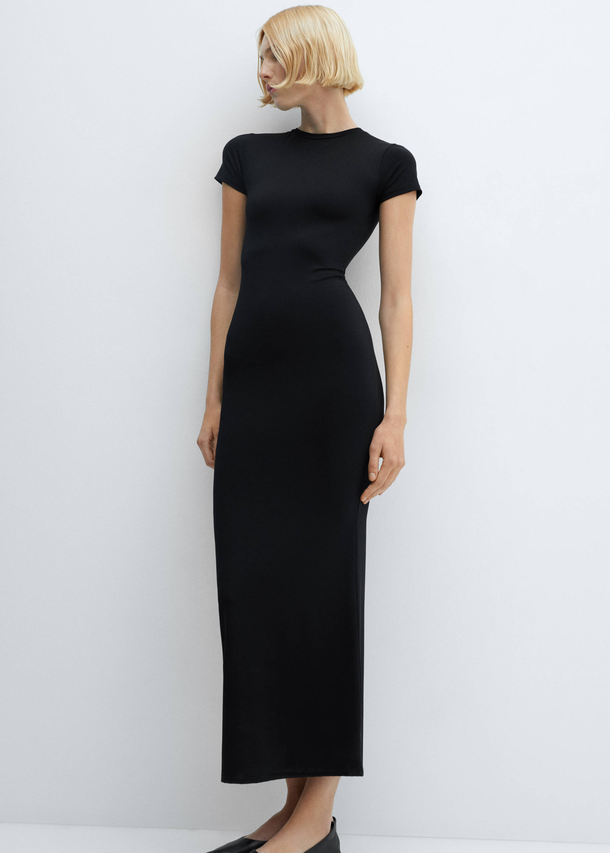 Short sleeved dress - Details of the article 2