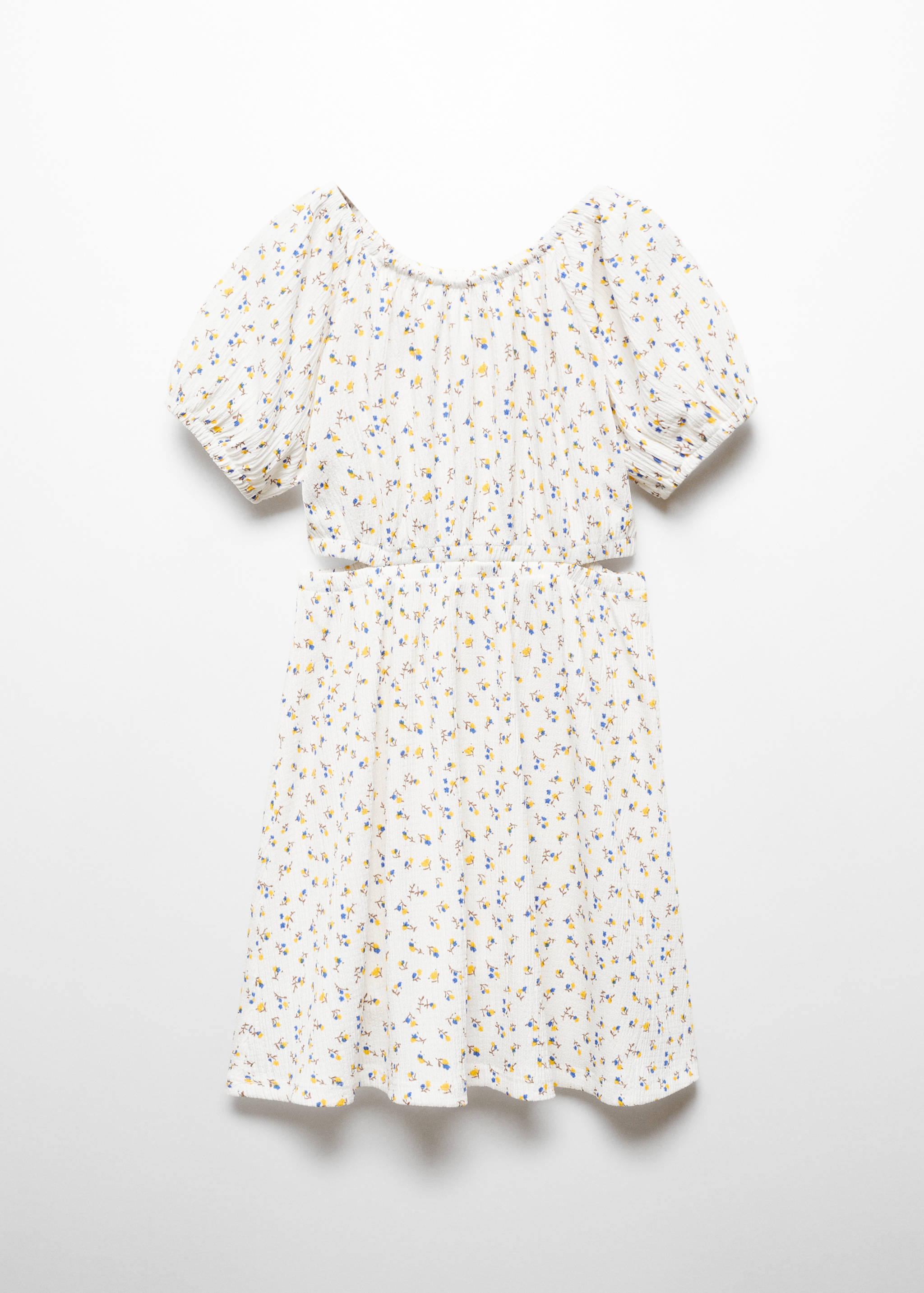 Floral dress with cut-out - Reverse of the article