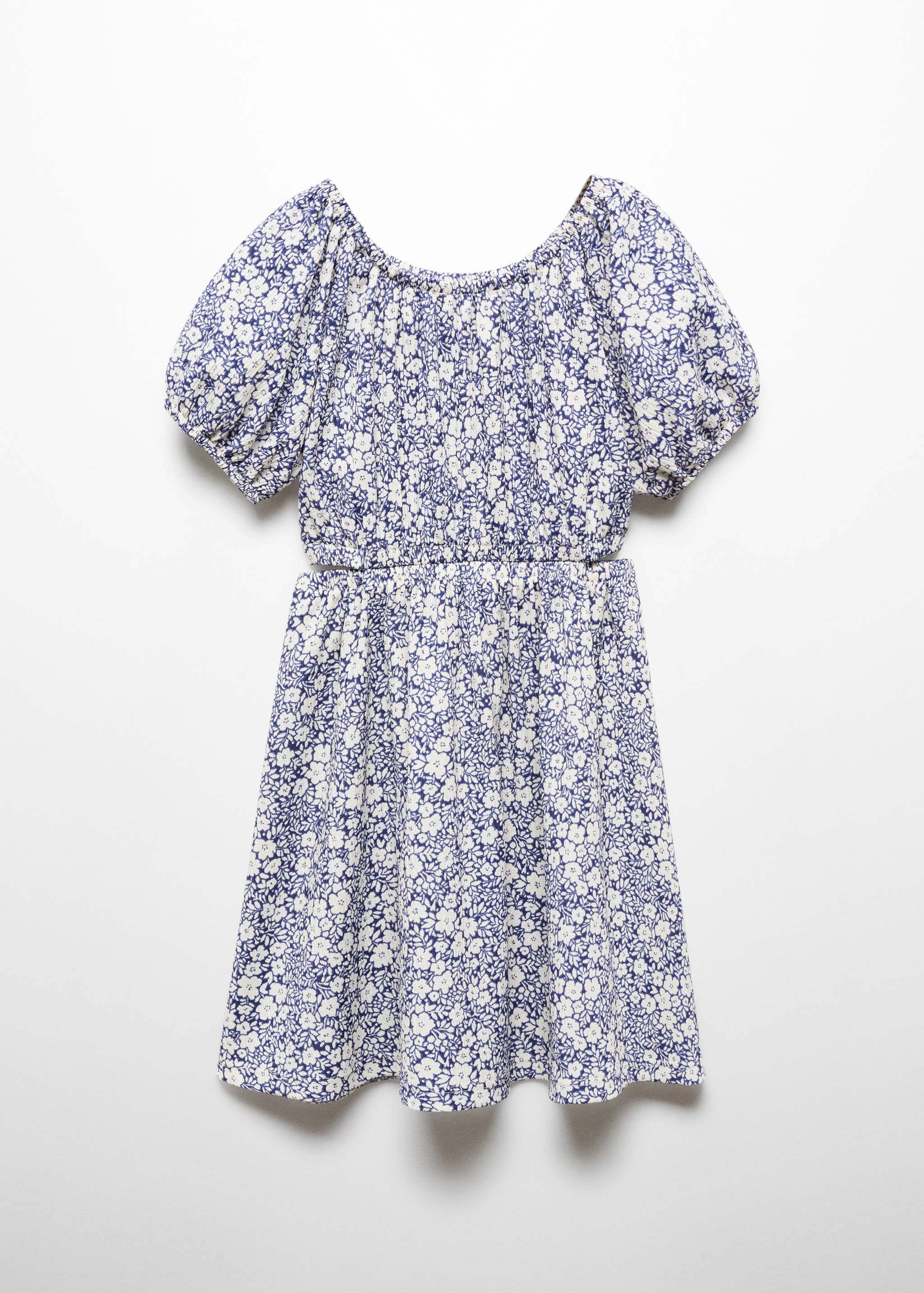 Floral dress with cut-out - Reverse of the article
