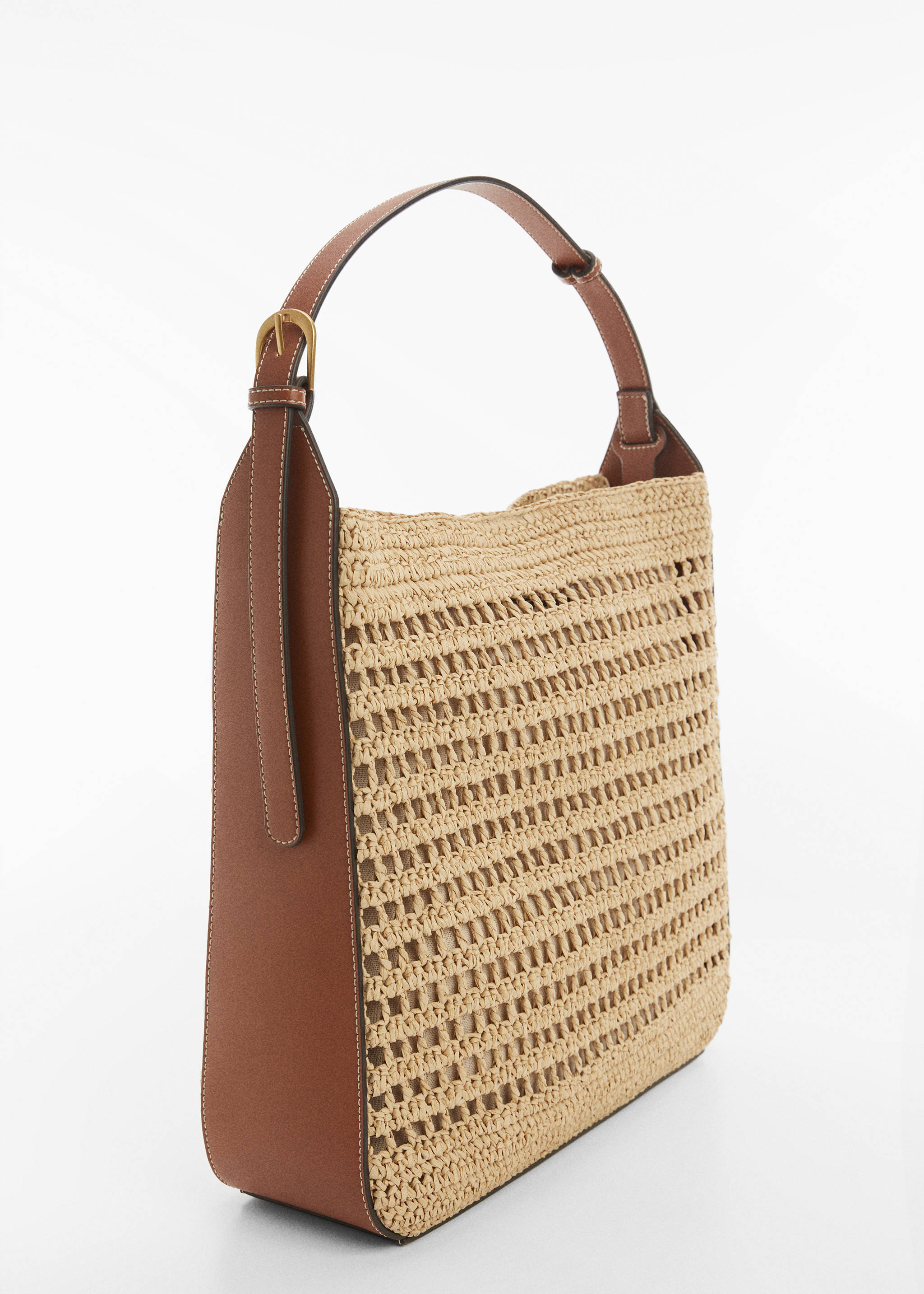 Sac seau fibre naturelle - Plan moyen
