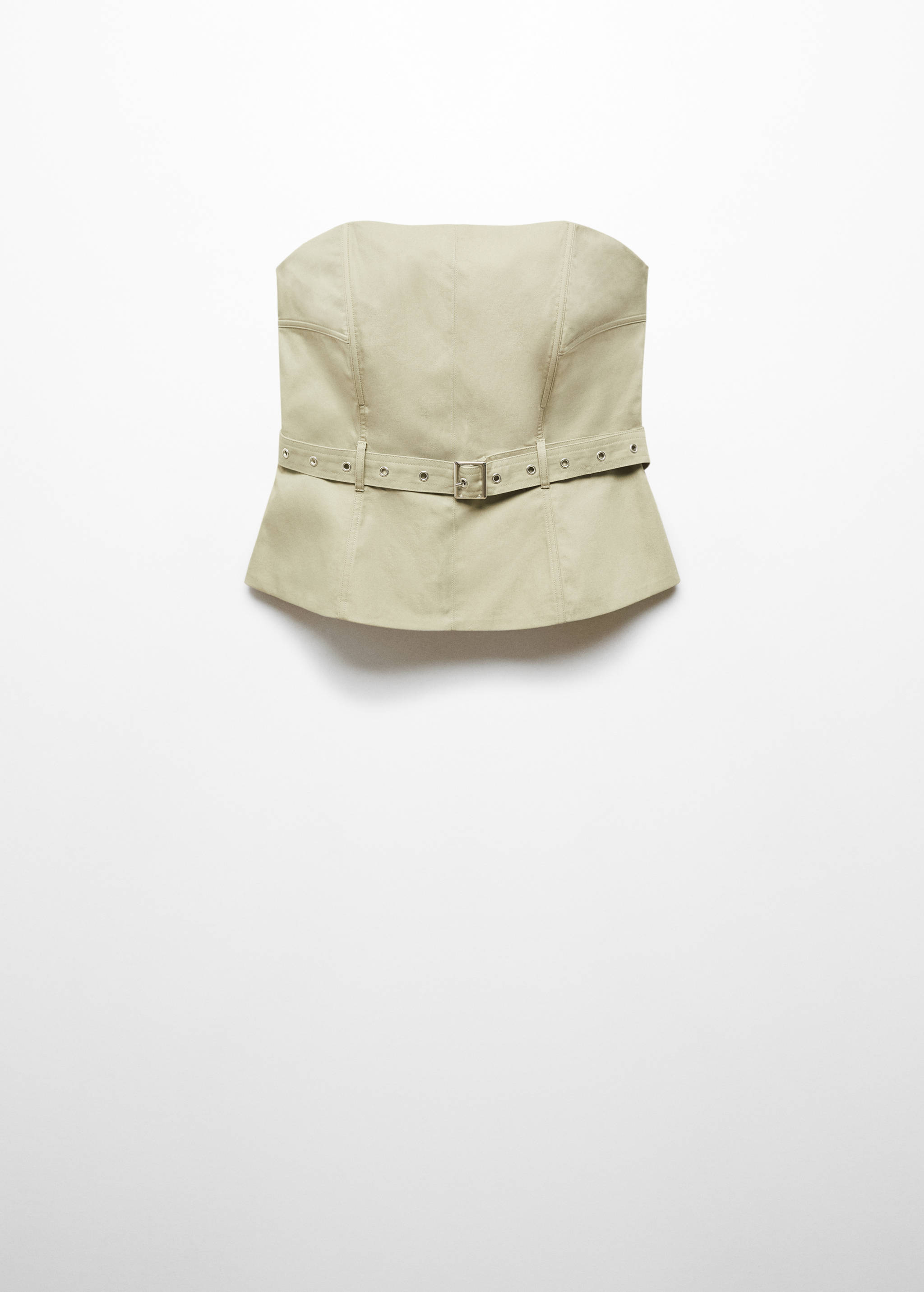 Stroppeløs topp med belte - Artikkel uten modell