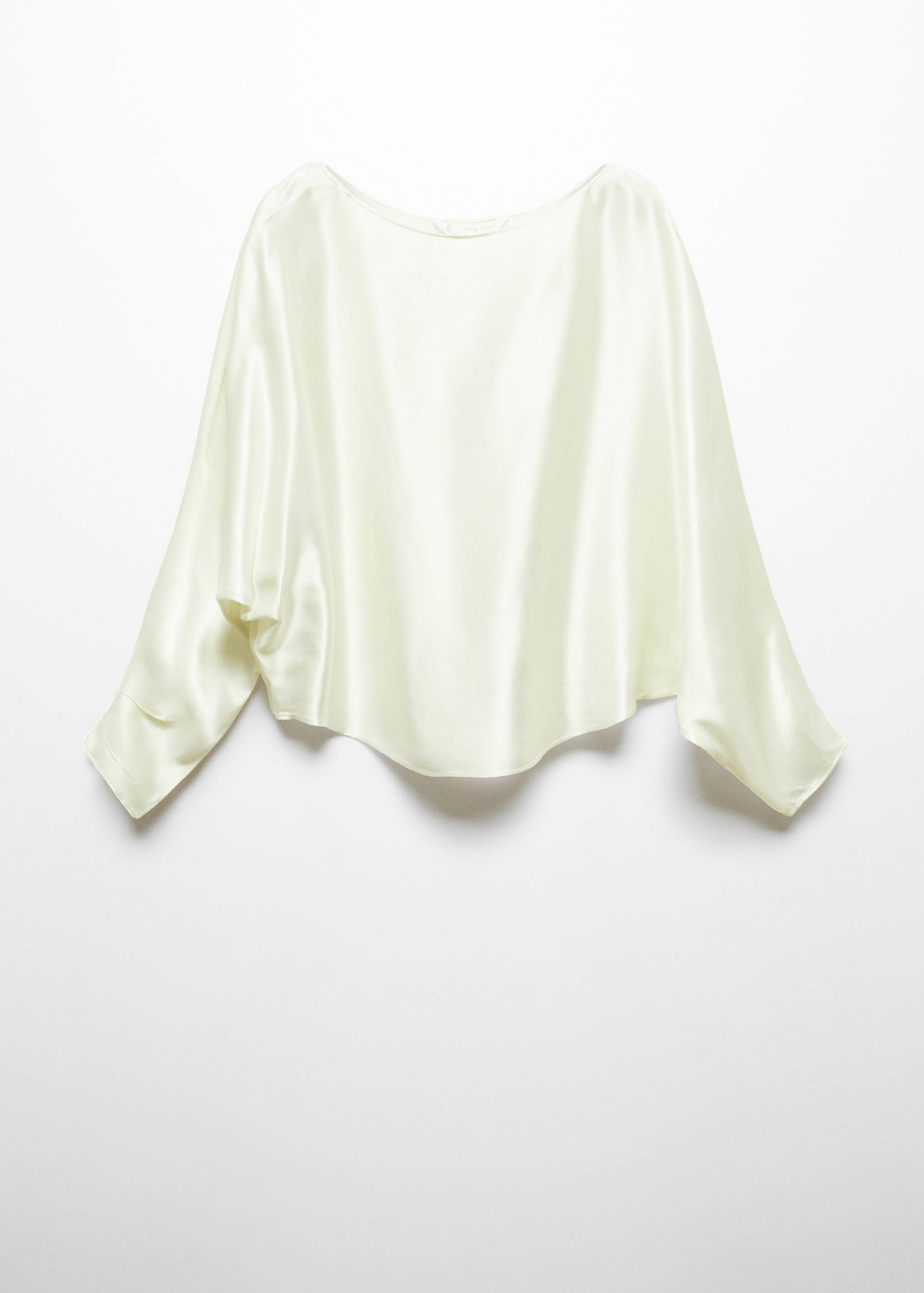 Satin cape-style blouse - Article without model