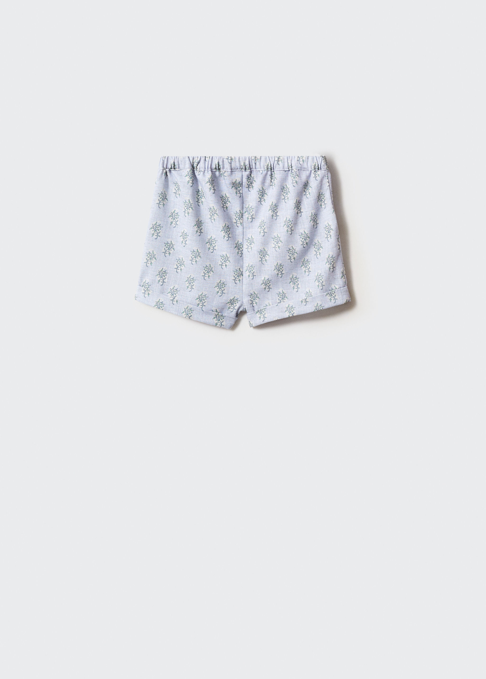 Shorts cotó estampat - Revers de l'article