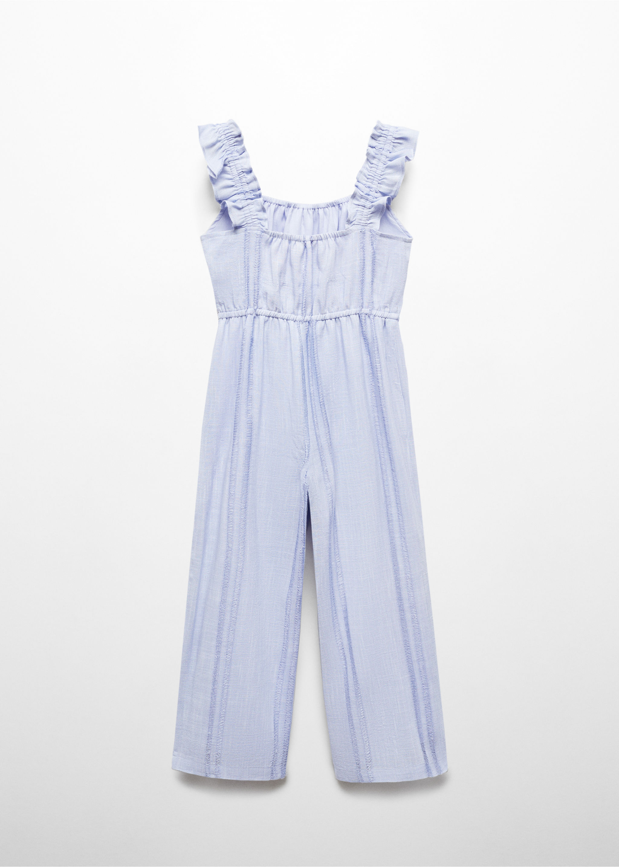 Jumpsuit mit gerafften Details - Rückseite des Artikels