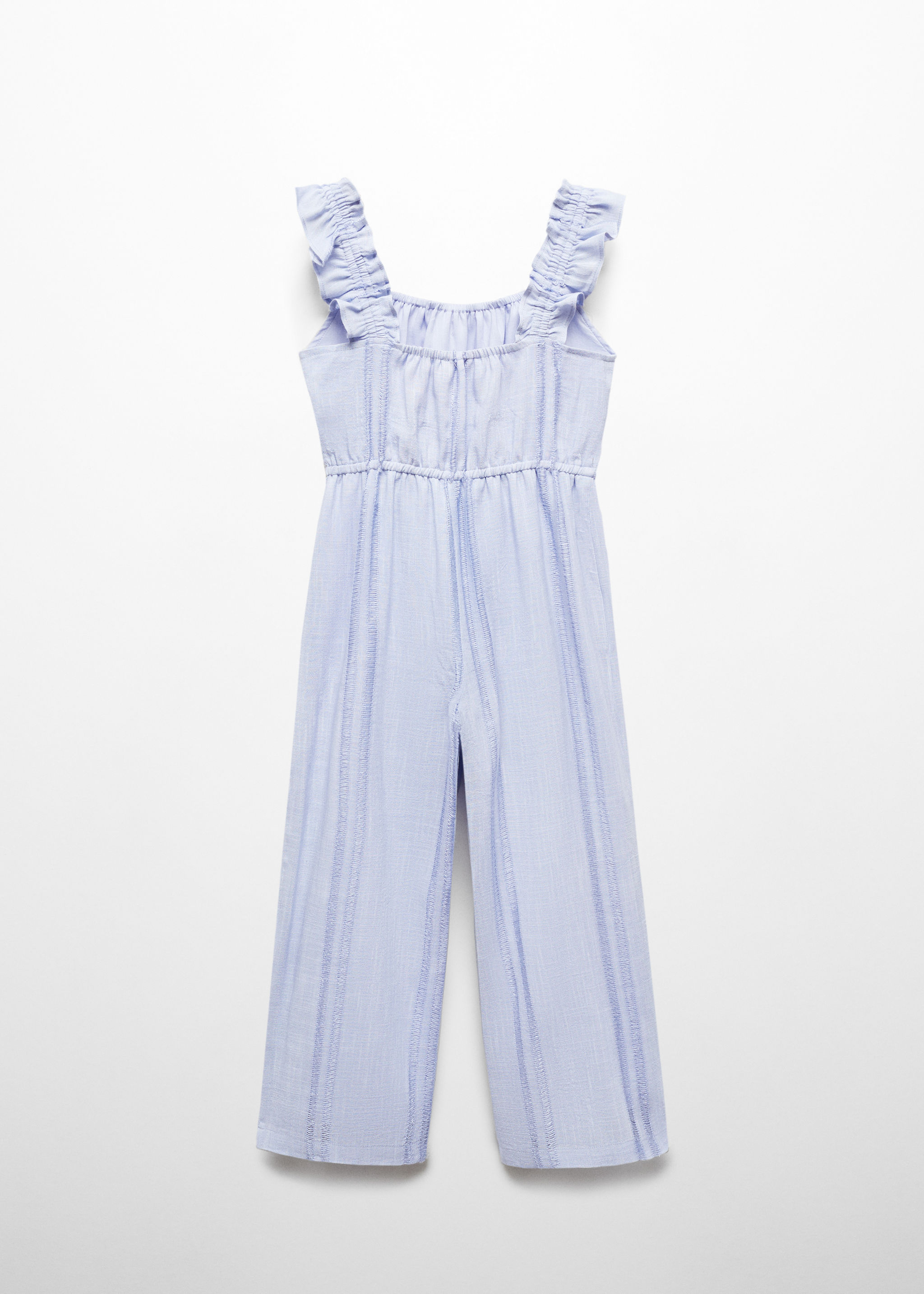 Jumpsuit mit gerafften Details - Rückseite des Artikels