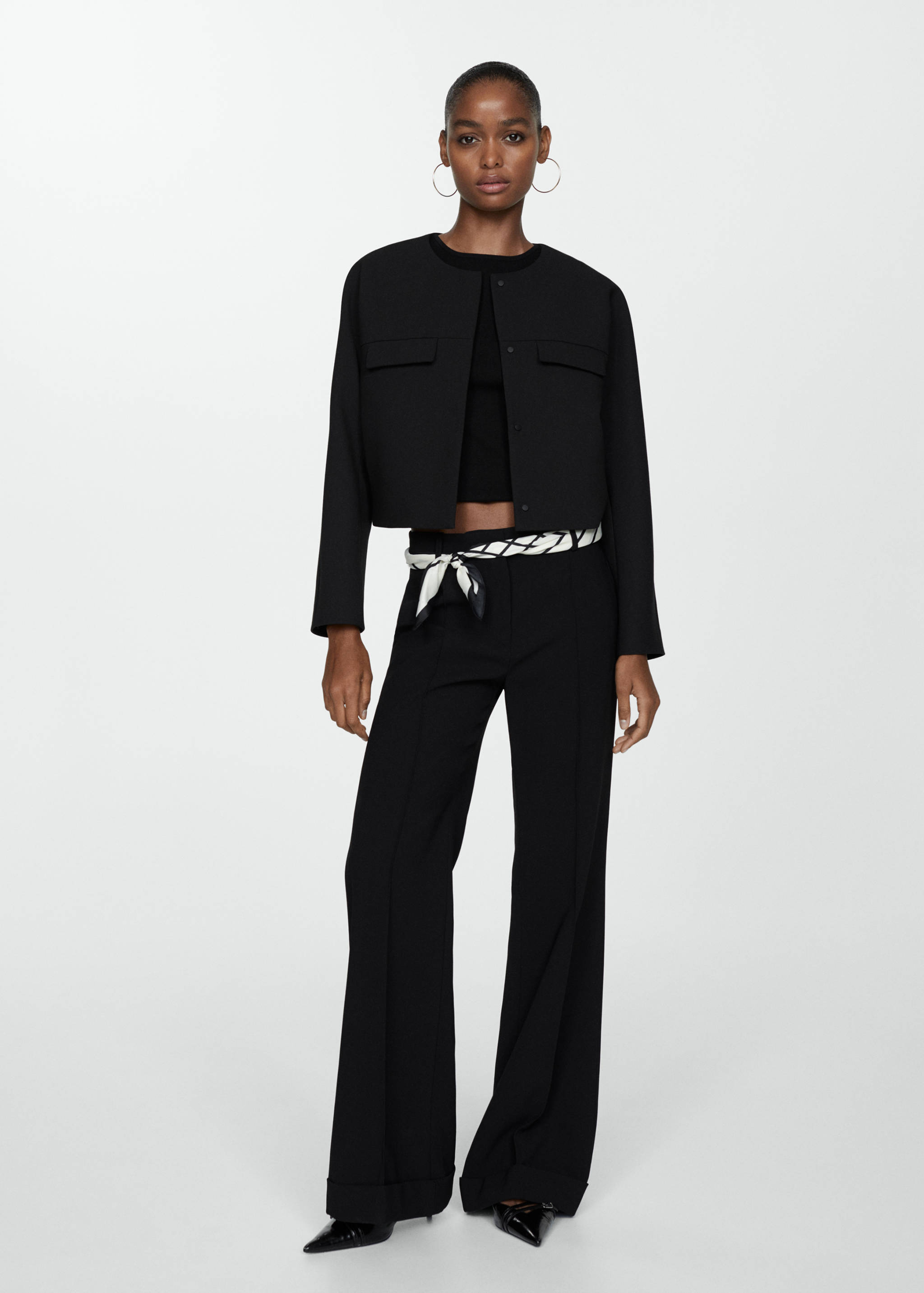 Jacket with lapel detail - General plane