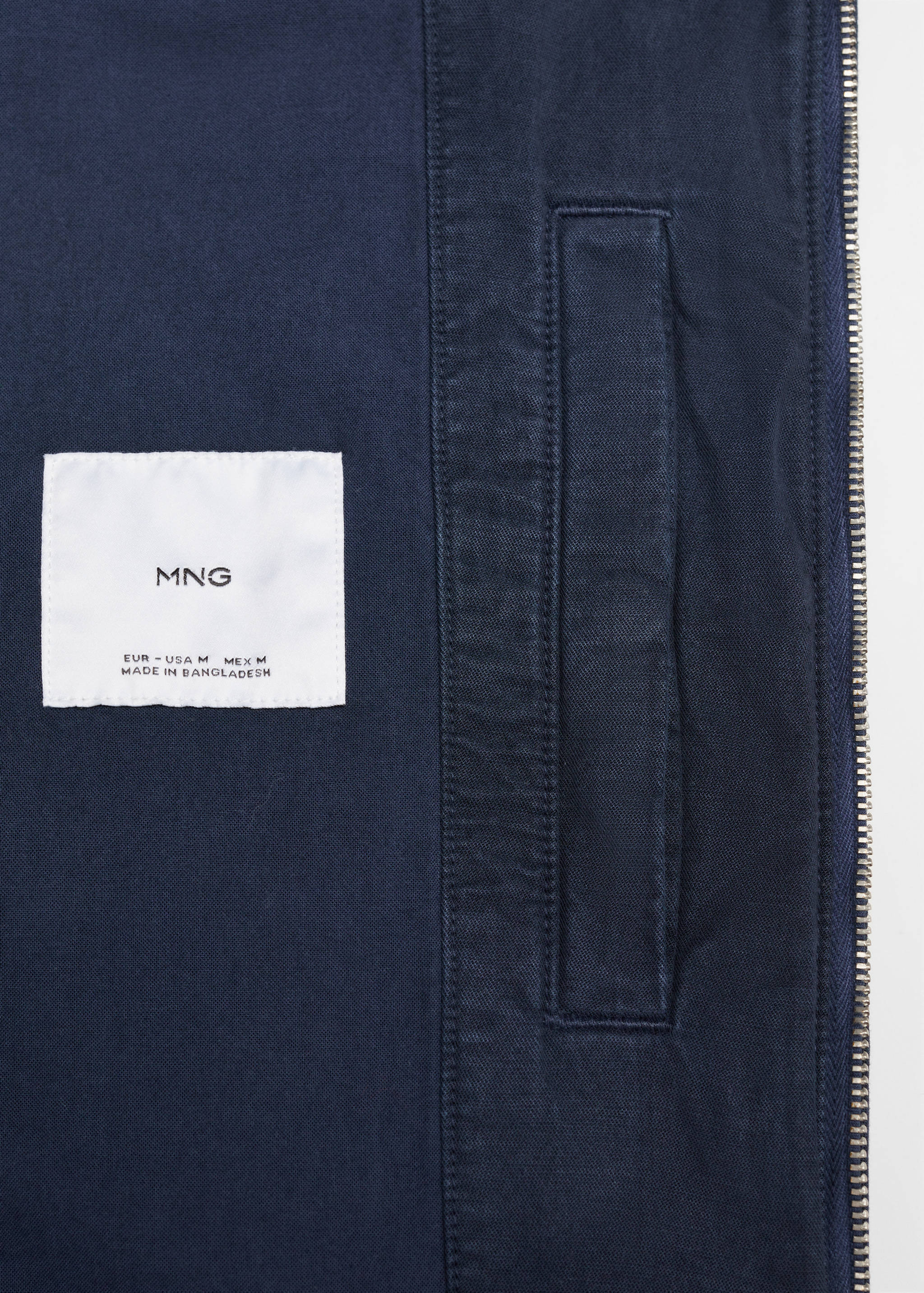 Chaqueta bomber lyocell lino - Detalle del artículo 8