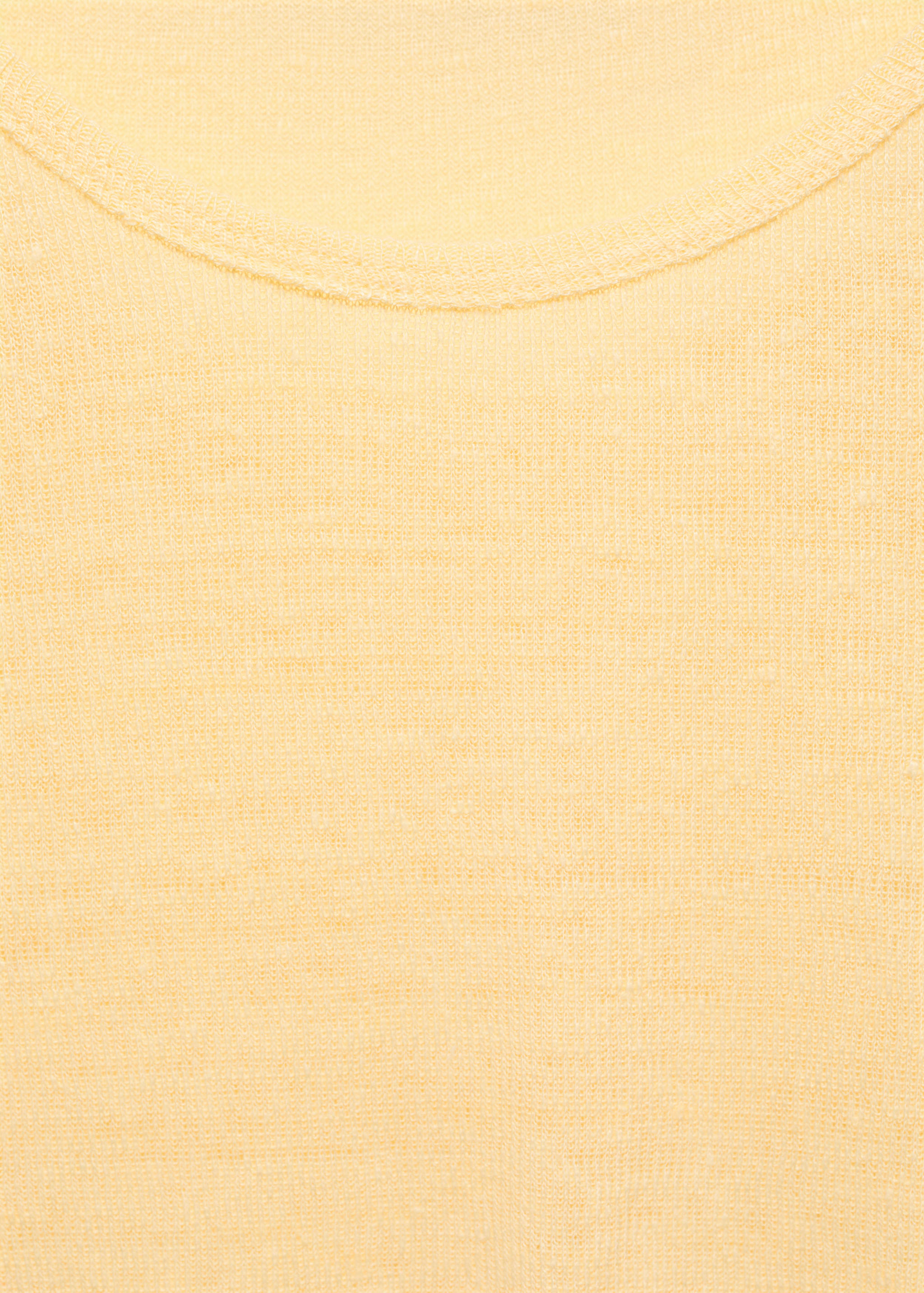 Kurzärmliges Leinen-T-Shirt - Detail des Artikels 8